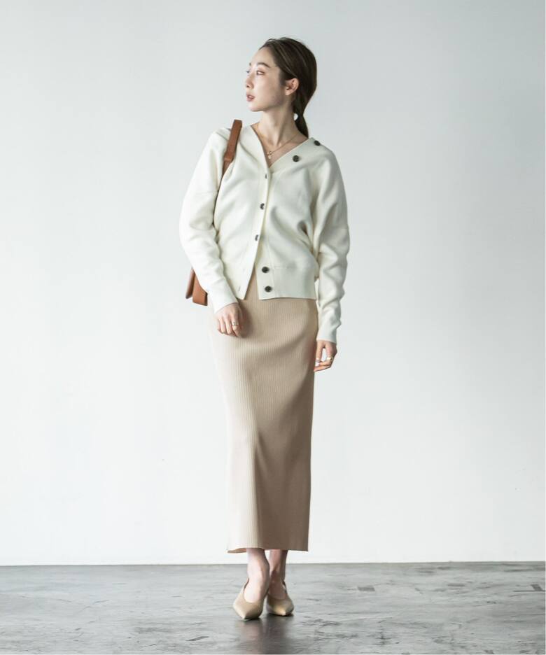 追加9》トタンテレコタイトスカート（ロング・マキシ丈スカート  