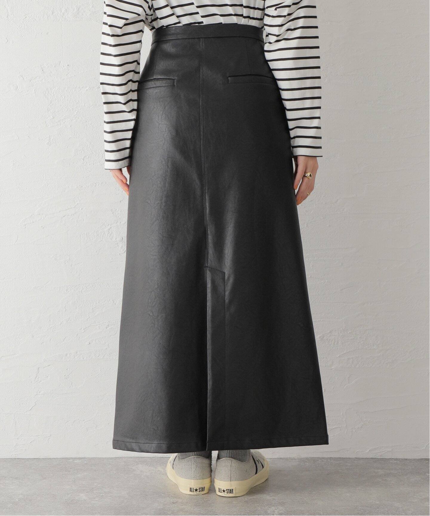 フェイクレザータイトスカート（ロング・マキシ丈スカート）｜JOURNAL  