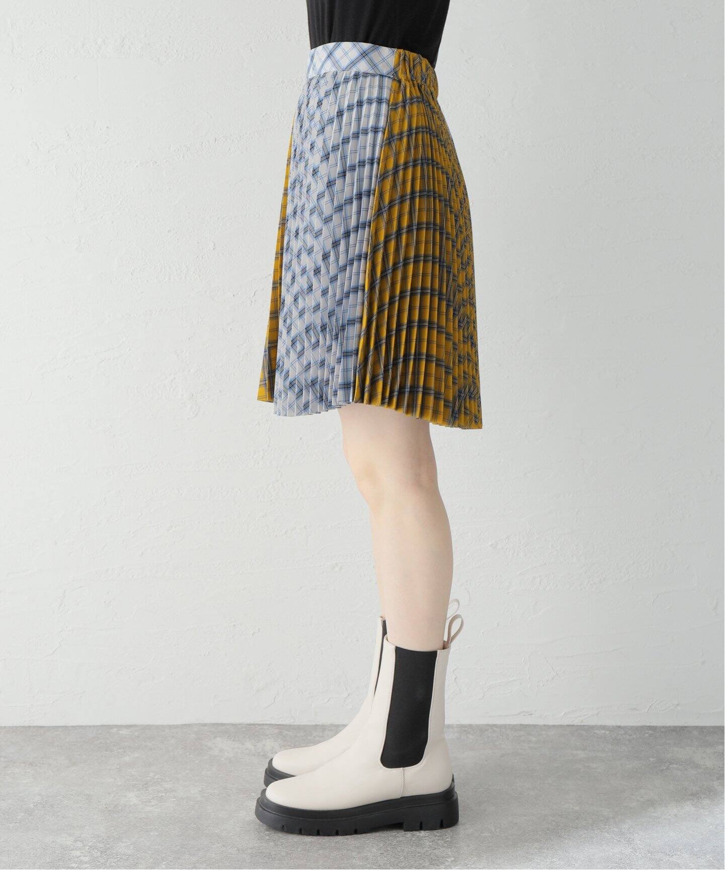 チェックプリーツミニスカート（ミニスカート）｜Oriens JOURNAL  
