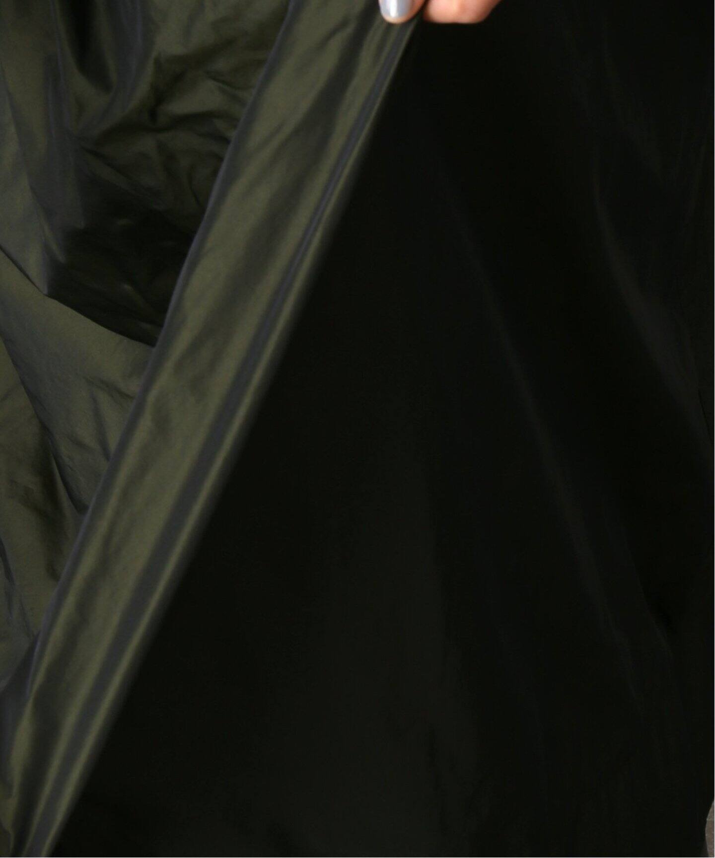 追加》メモリータフタ ギャザースカート（ロング・マキシ丈スカート  