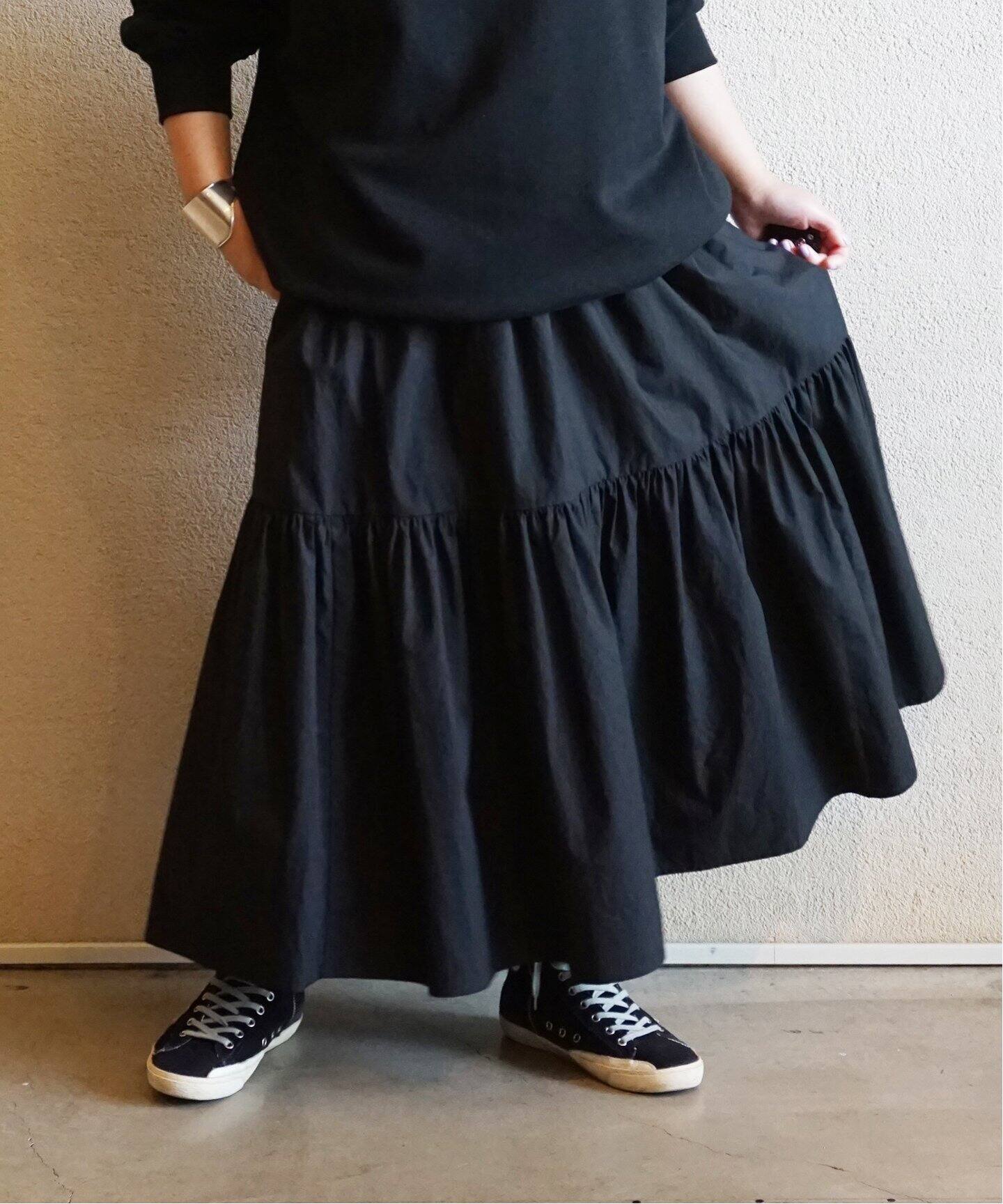 タイプライター キリカエギャザースカート（その他スカート）｜journal  