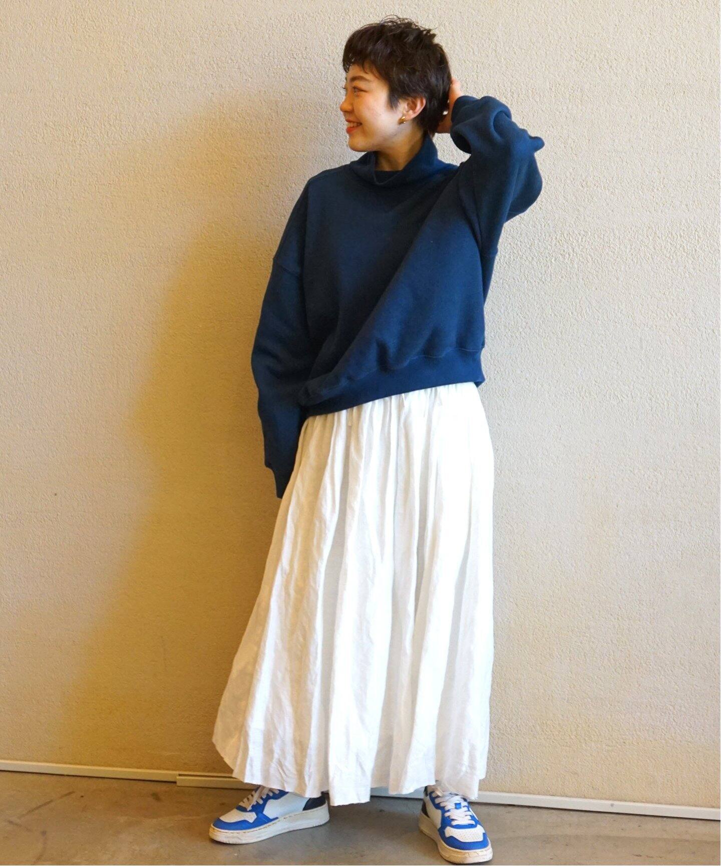 エアワッシャー ギャザースカート（ロング・マキシ丈スカート  