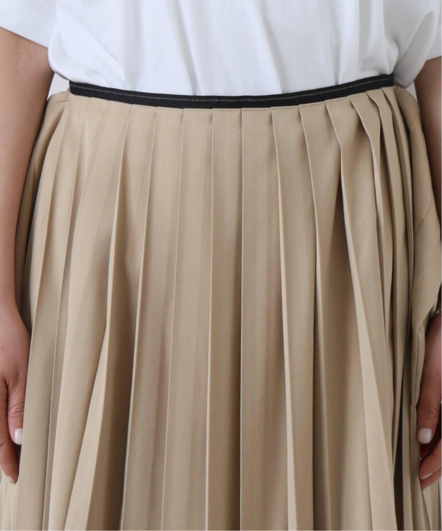 SUNDAY ツイルプリーツスカート（ロング・マキシ丈スカート）｜journal  