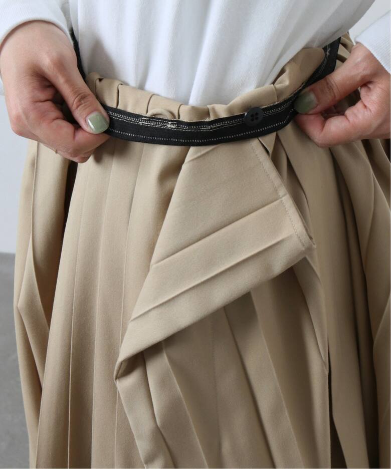 SUNDAY ツイルプリーツスカート（ロング・マキシ丈スカート）｜journal  