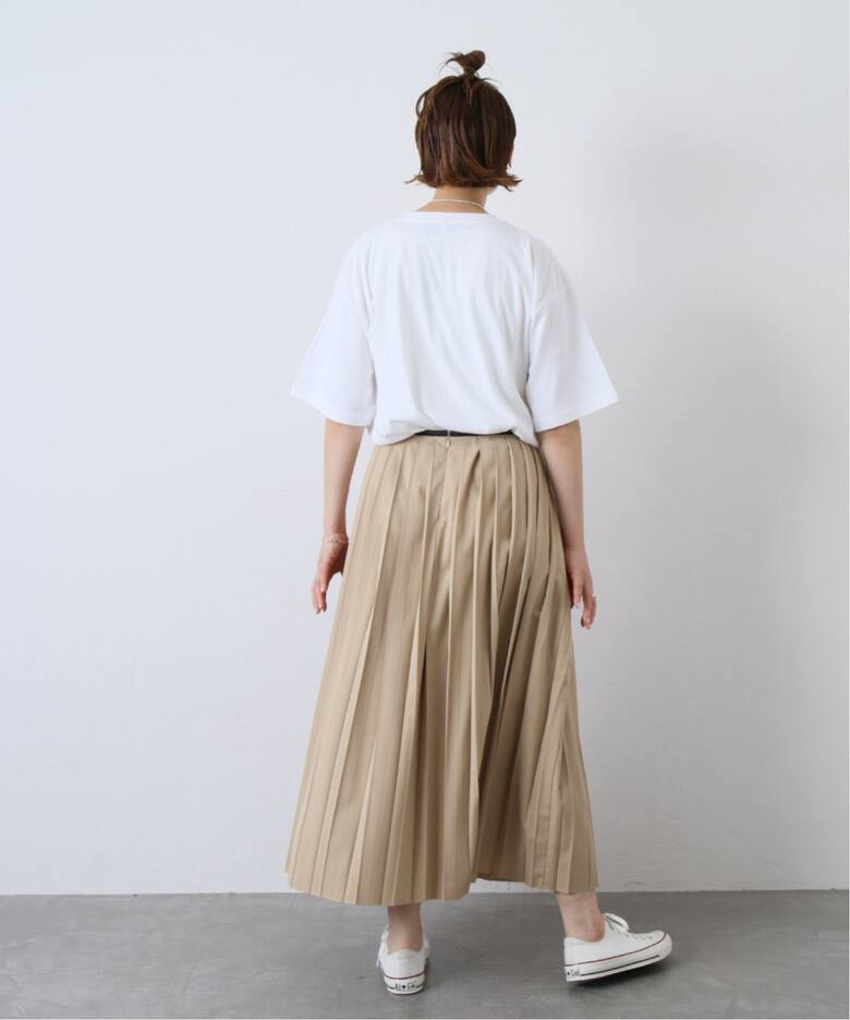SUNDAY ツイルプリーツスカート（ロング・マキシ丈スカート）｜journal  