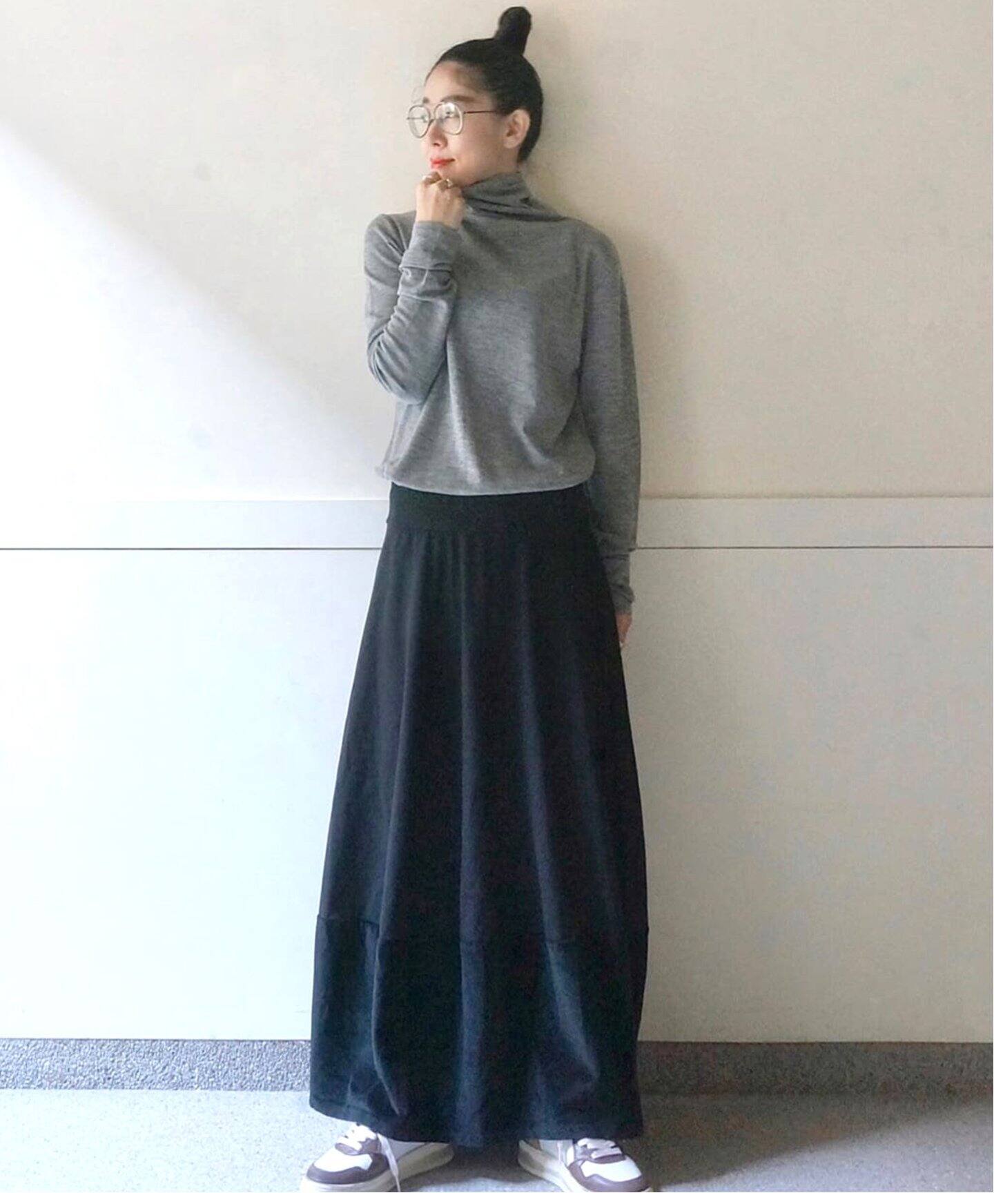 【LABO.ART/ラボアート】 2TONE SKIRT JERSEY（ロング･マキシ丈スカート）｜journal standard luxe
