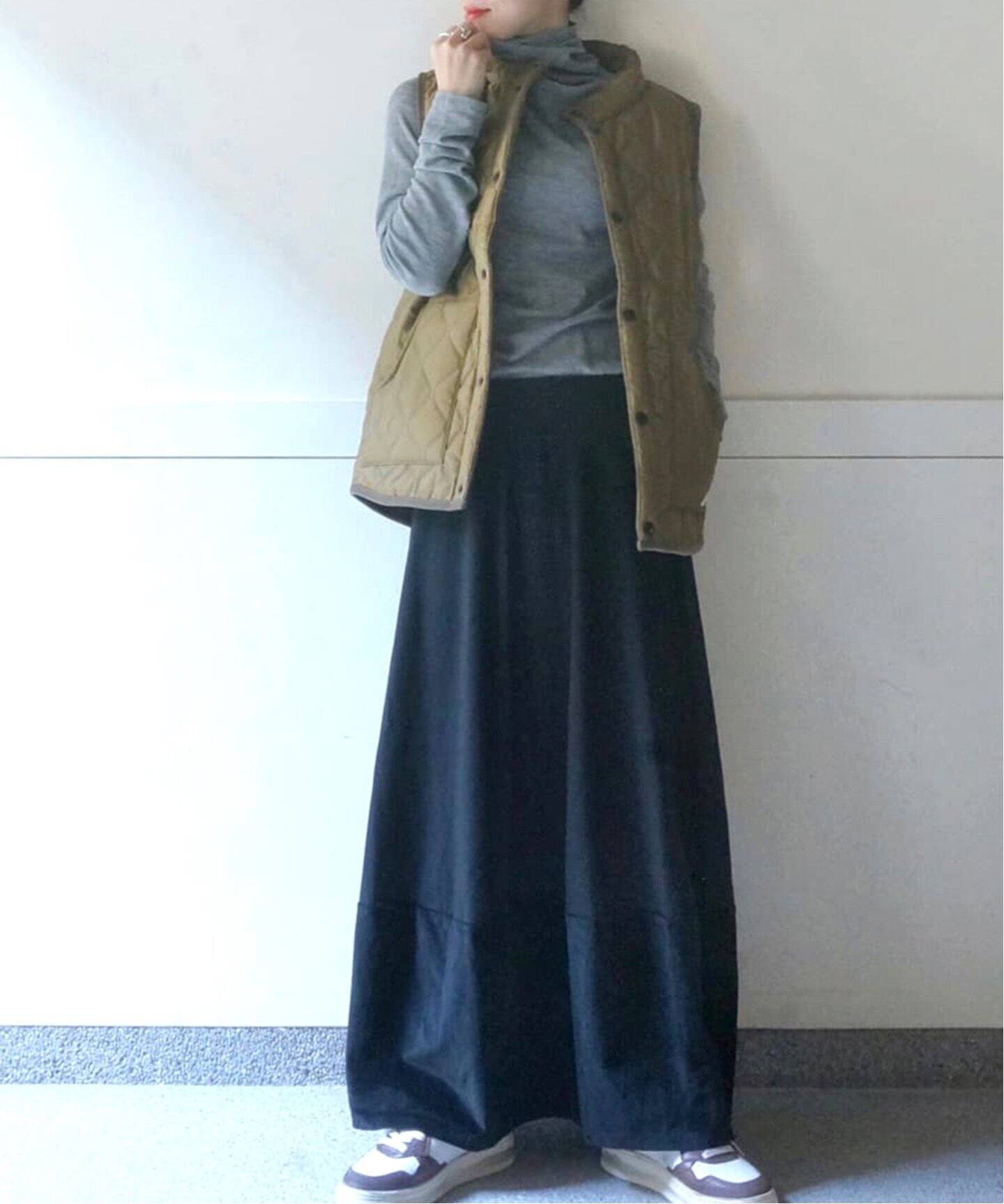 【LABO.ART/ラボアート】 2TONE SKIRT JERSEY（ロング･マキシ丈スカート）｜journal standard luxe
