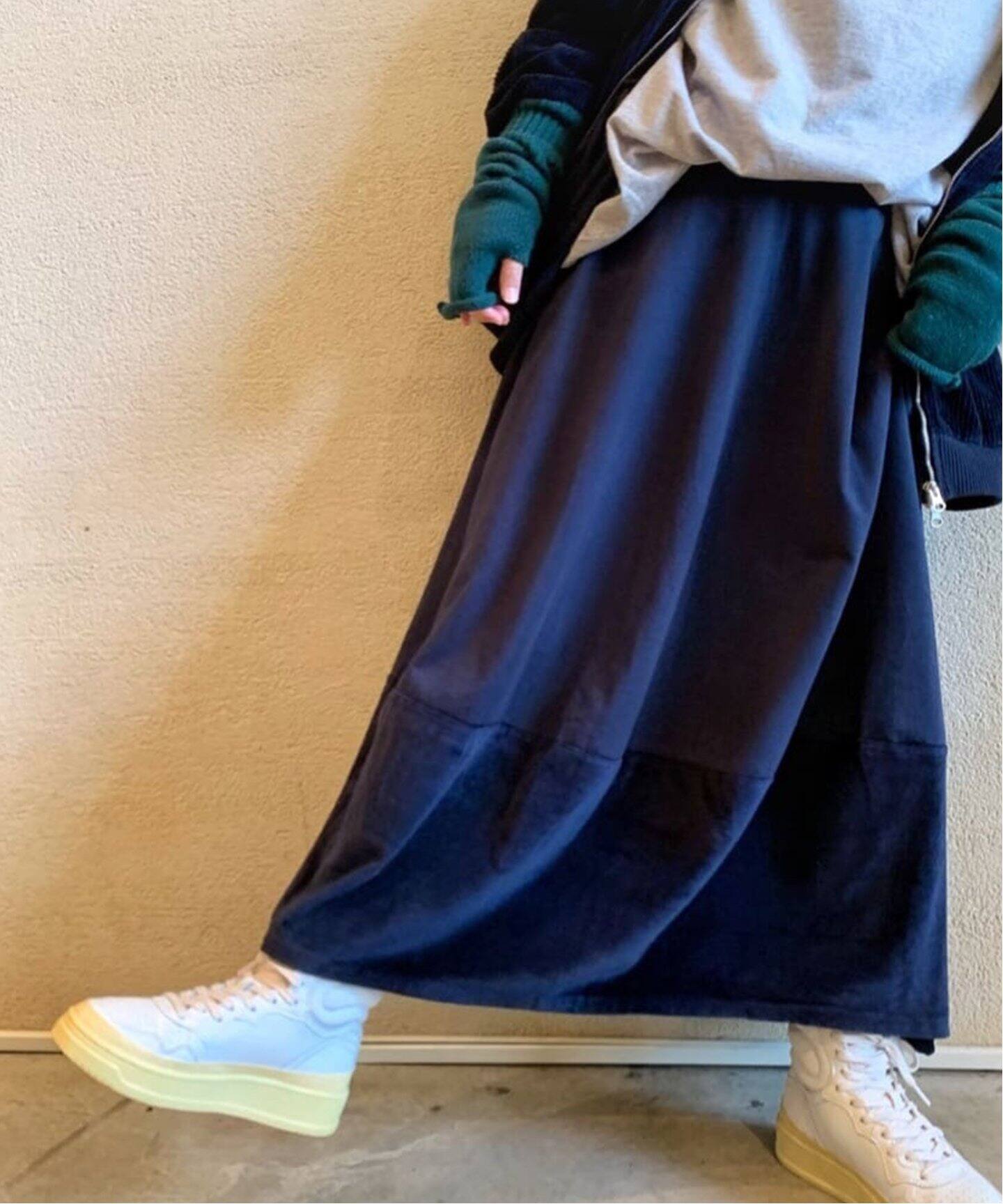 【LABO.ART/ラボアート】 2TONE SKIRT JERSEY（ロング･マキシ丈スカート）｜journal standard luxe