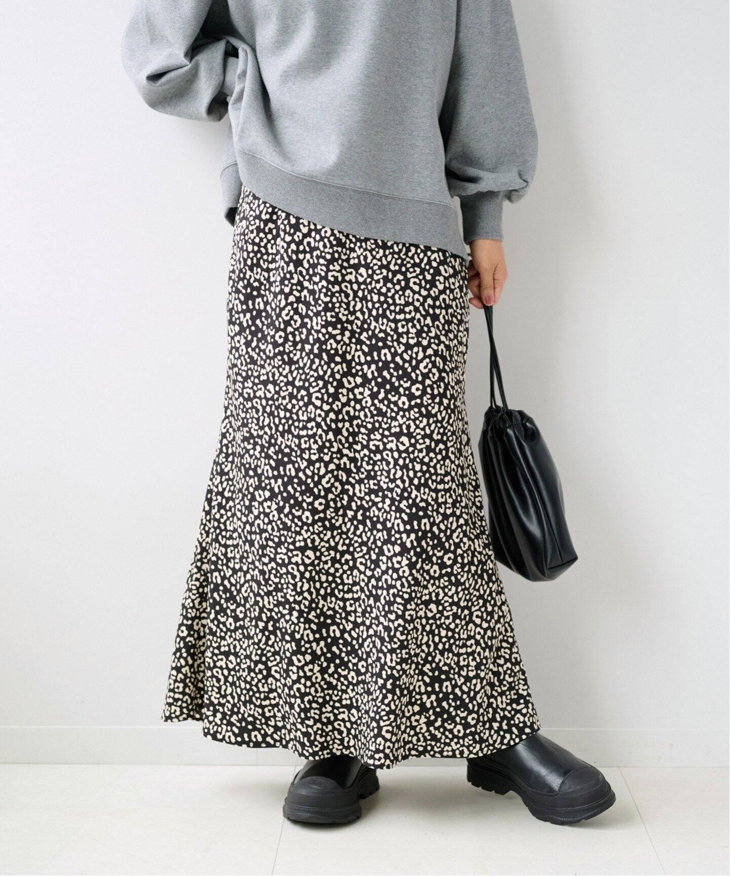 アニマルプリントマーメイドスカート（ロング・マキシ丈スカート  