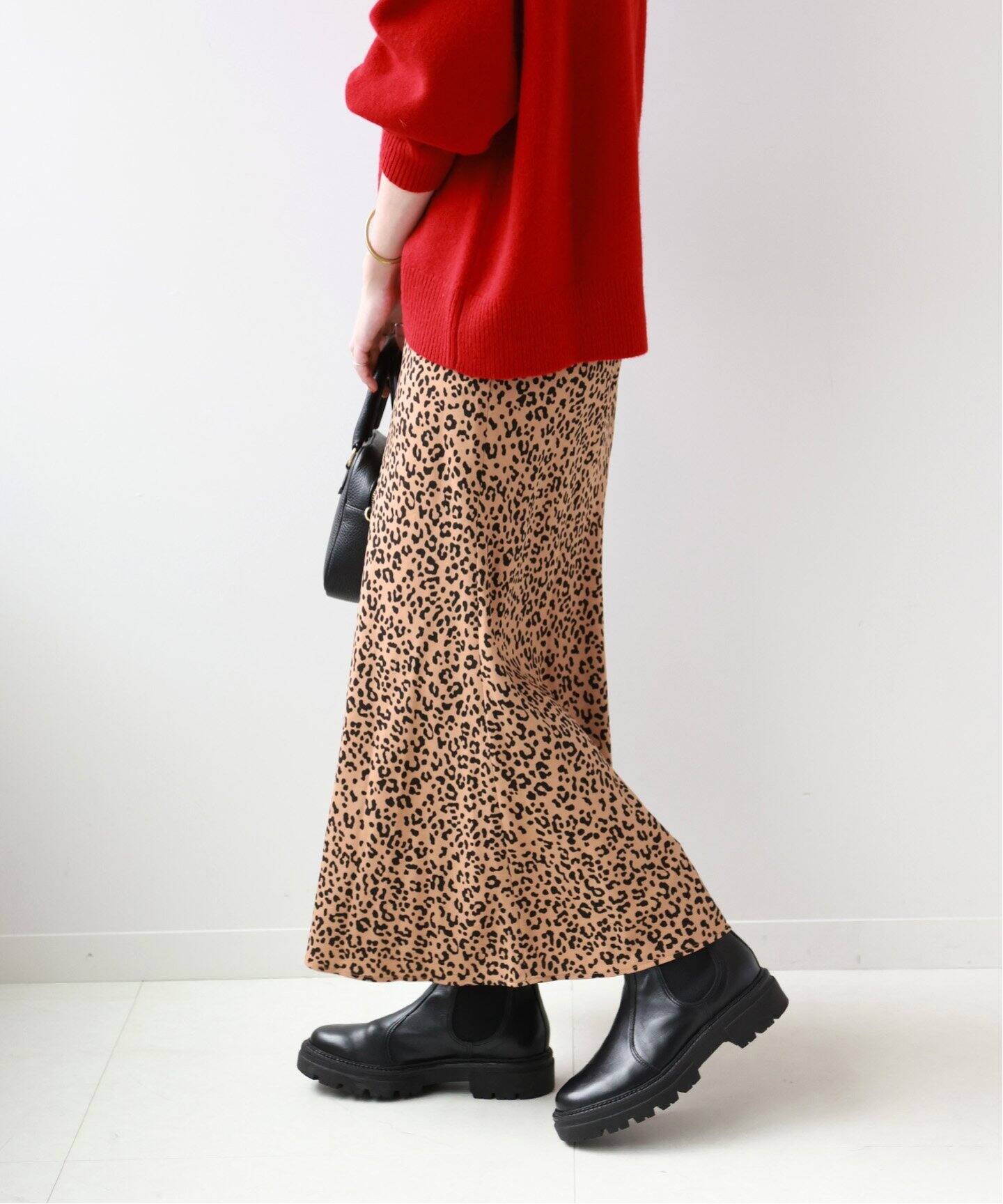 アニマルプリントマーメイドスカート（ロング・マキシ丈スカート  