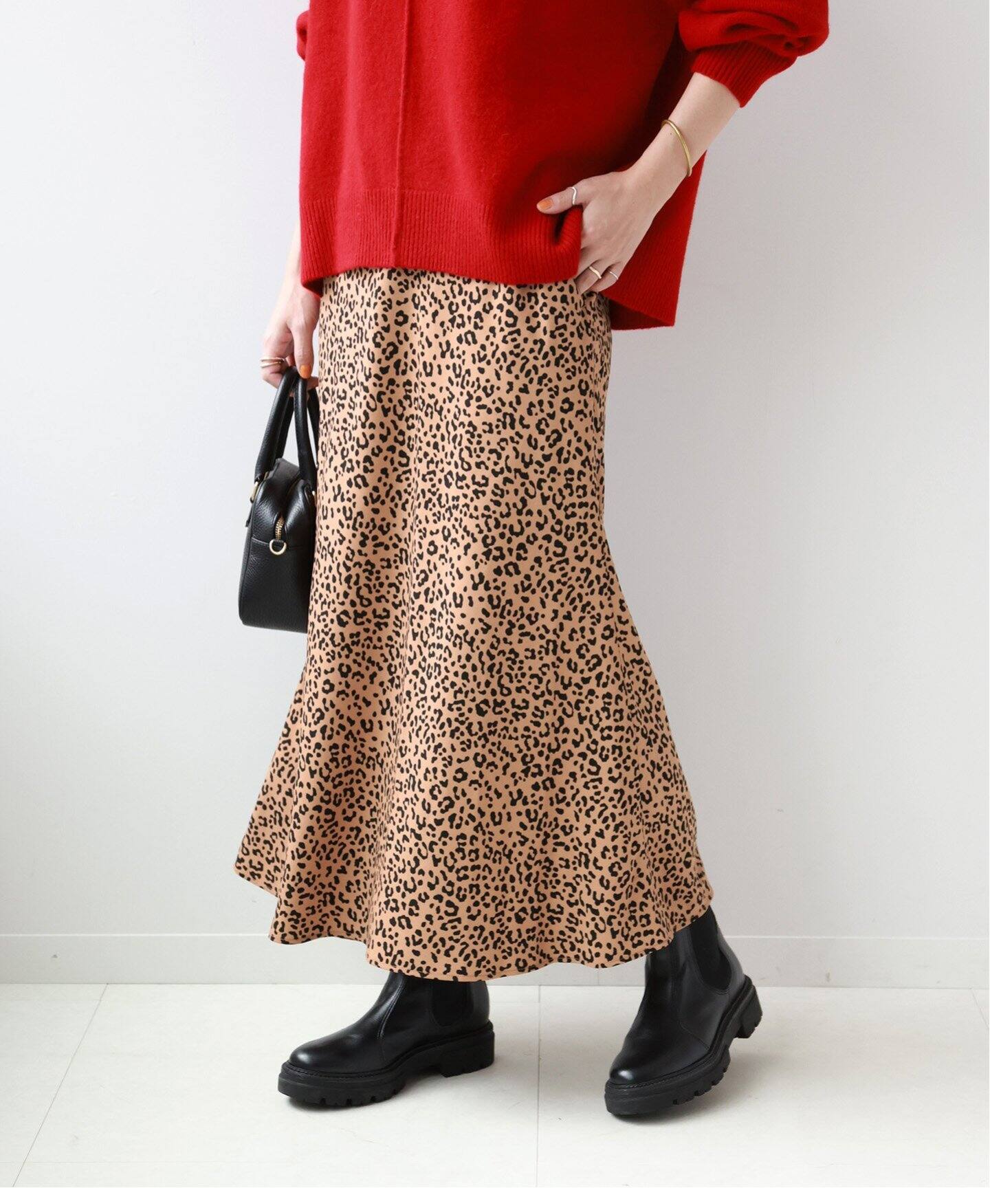 アニマルプリントマーメイドスカート（ロング・マキシ丈スカート  