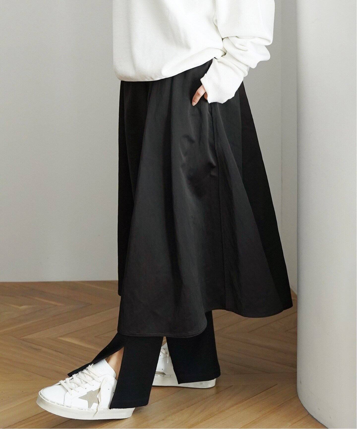 サテンボリュームスカート（その他スカート）｜Deuxieme Classe  