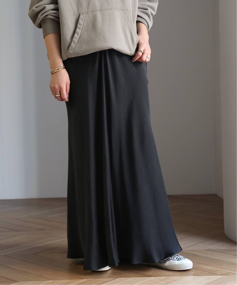 サテン スカート（ロング・マキシ丈スカート）｜Deuxieme Classe  