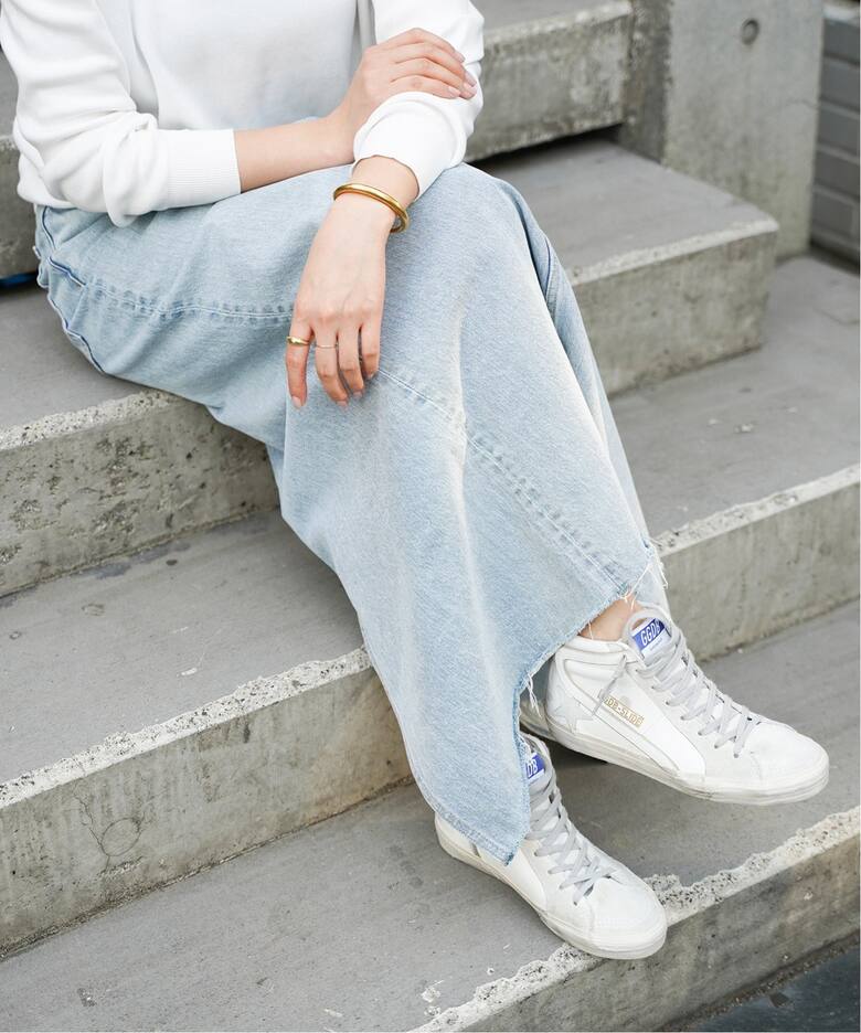 Denim スカート (BLUE)（ロング・マキシ丈スカート）｜Deuxieme Classe  