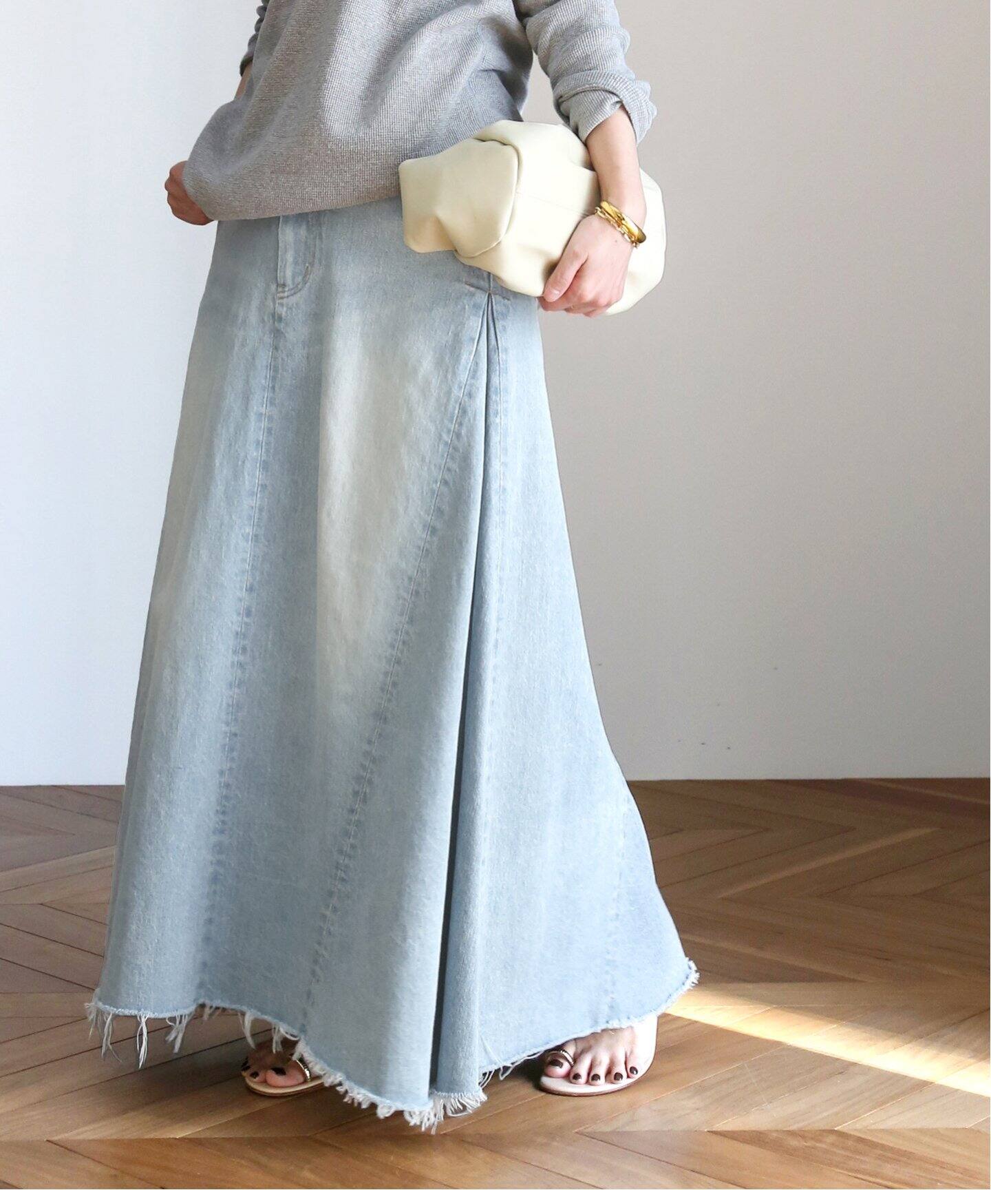 MADISONBLUE/マディソンブルー】5POCKET REMAKE ロングスカート  