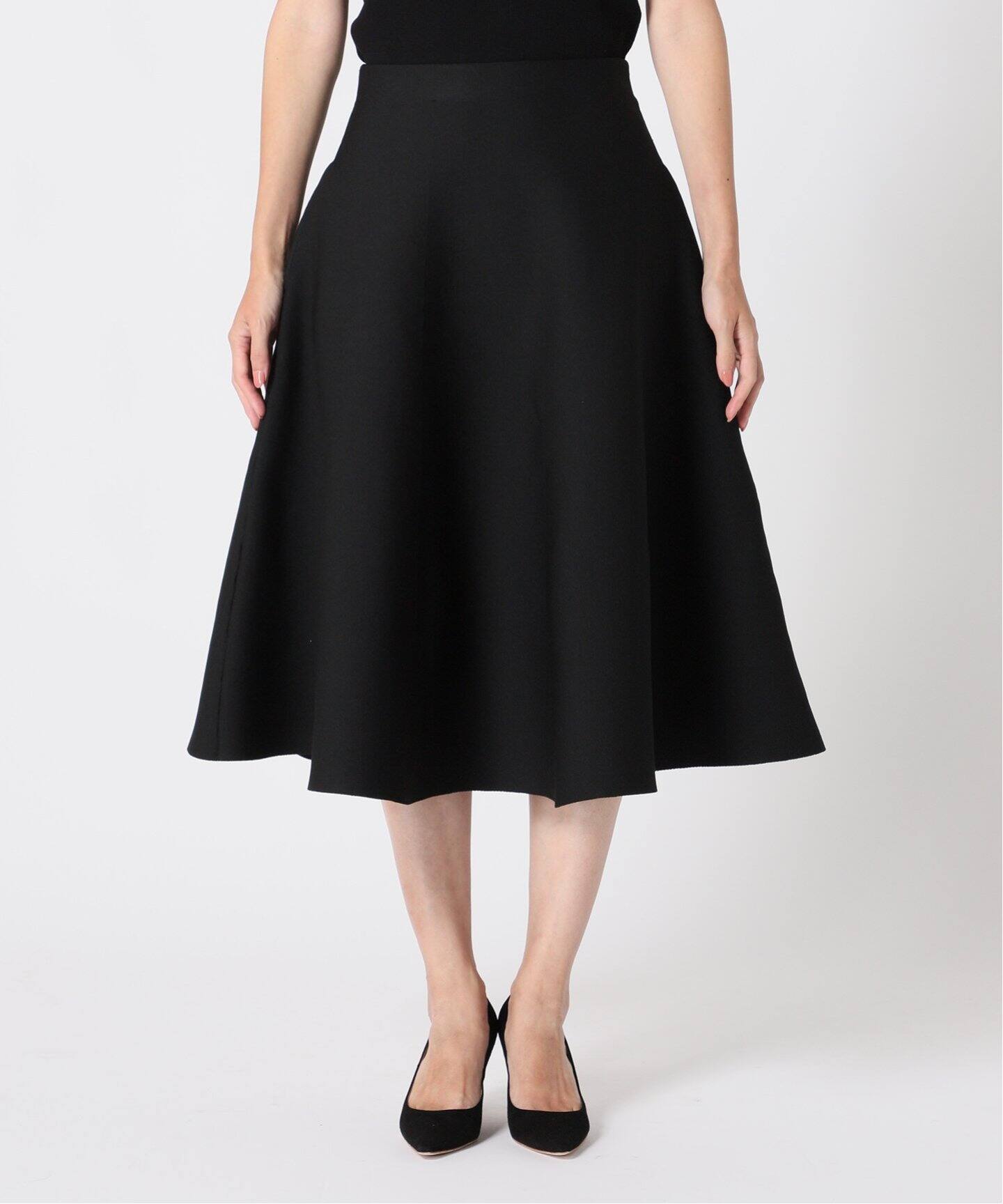 MADISONBLUE/マディソンブルー】 MI-MOLLET FLARE スカート（ひざ丈  