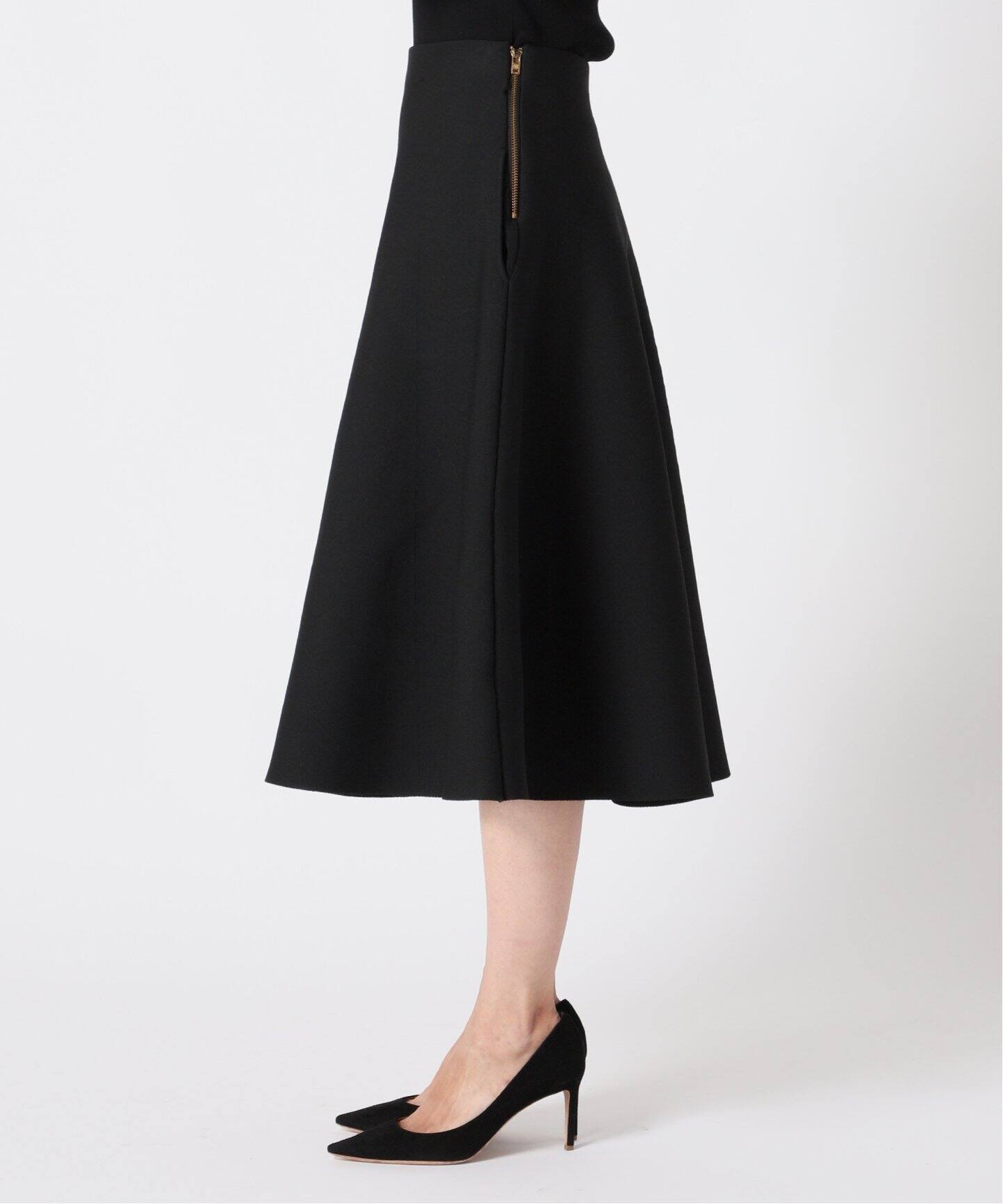 MADISONBLUE/マディソンブルー】 MI-MOLLET FLARE スカート（ひざ丈  