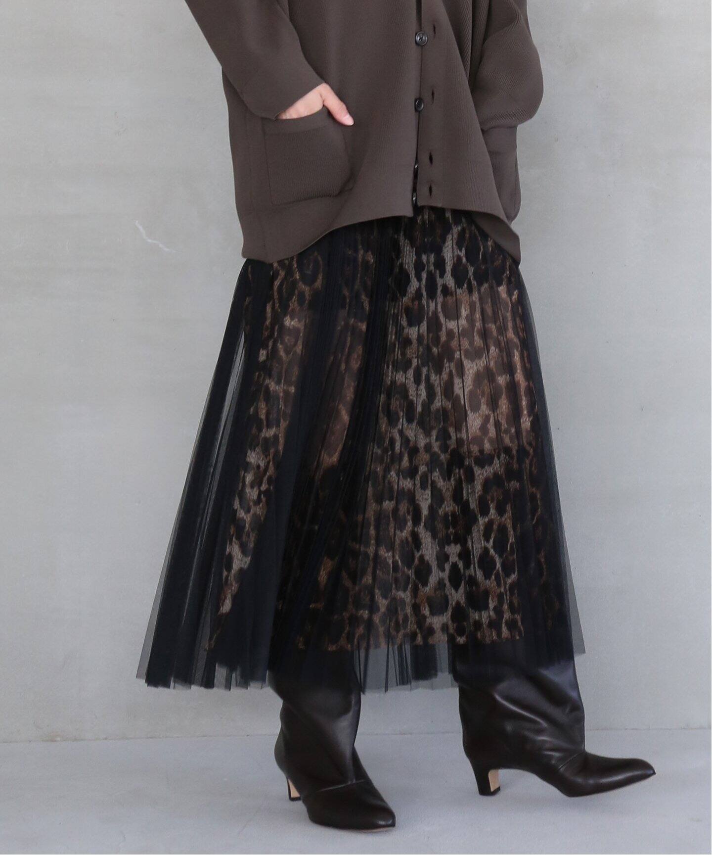 LOYD FORD/ロイド フォード】 SEER LEOPERD スカート（ロング・マキシ  