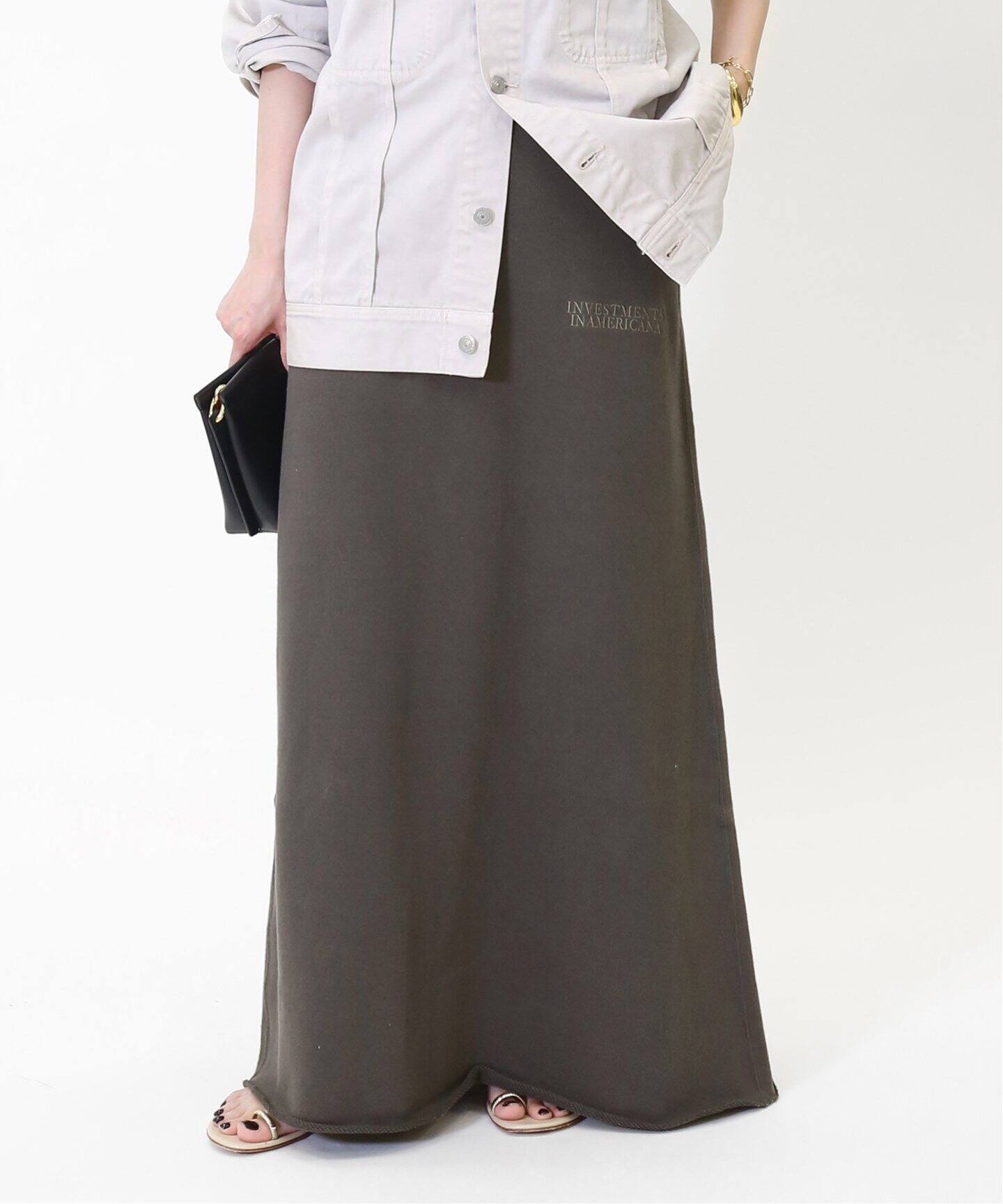 AMERICANA/アメリカーナ】LONG スカート（ロング・マキシ丈スカート  