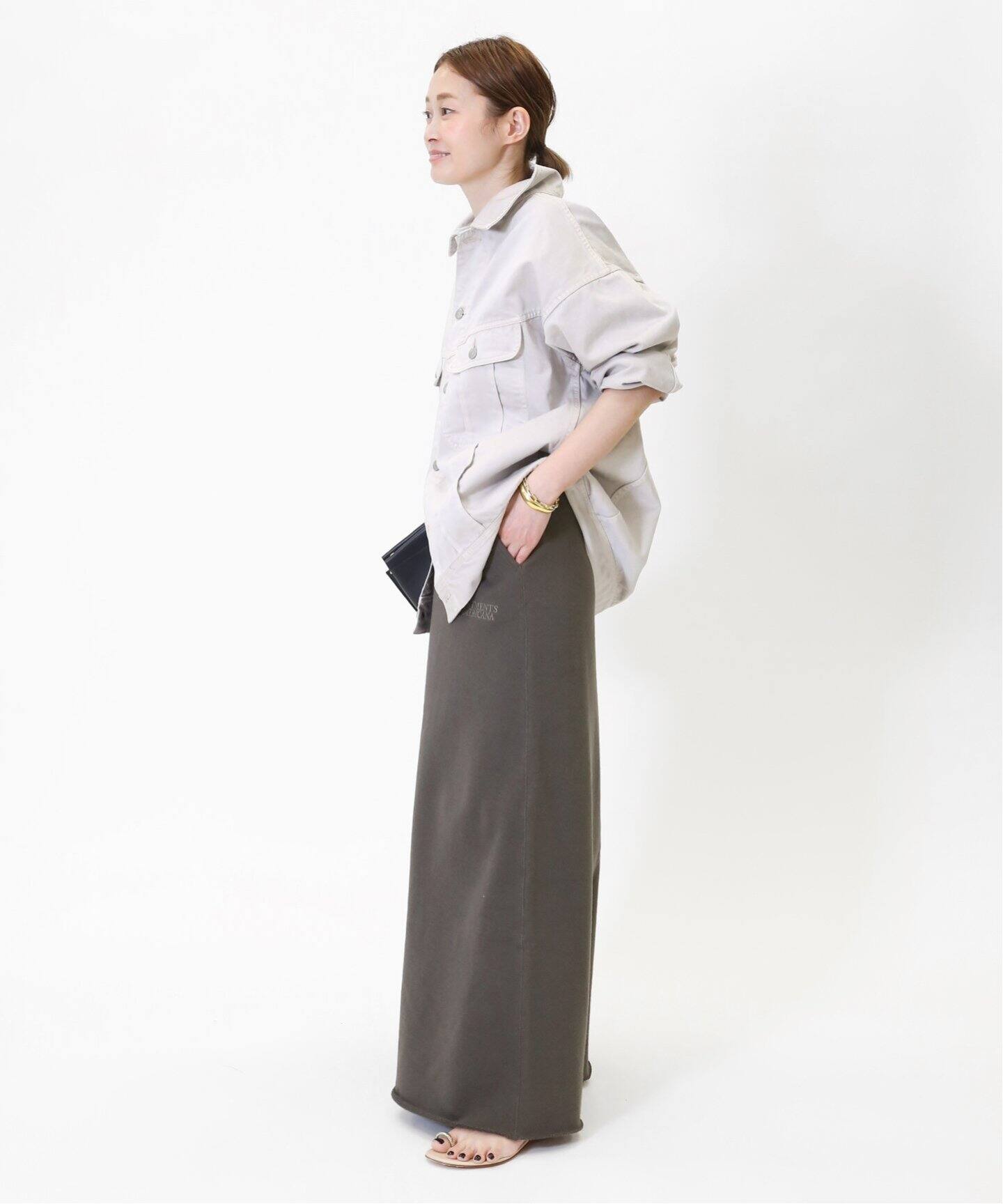 AMERICANA/アメリカーナ】LONG スカート（ロング・マキシ丈スカート  