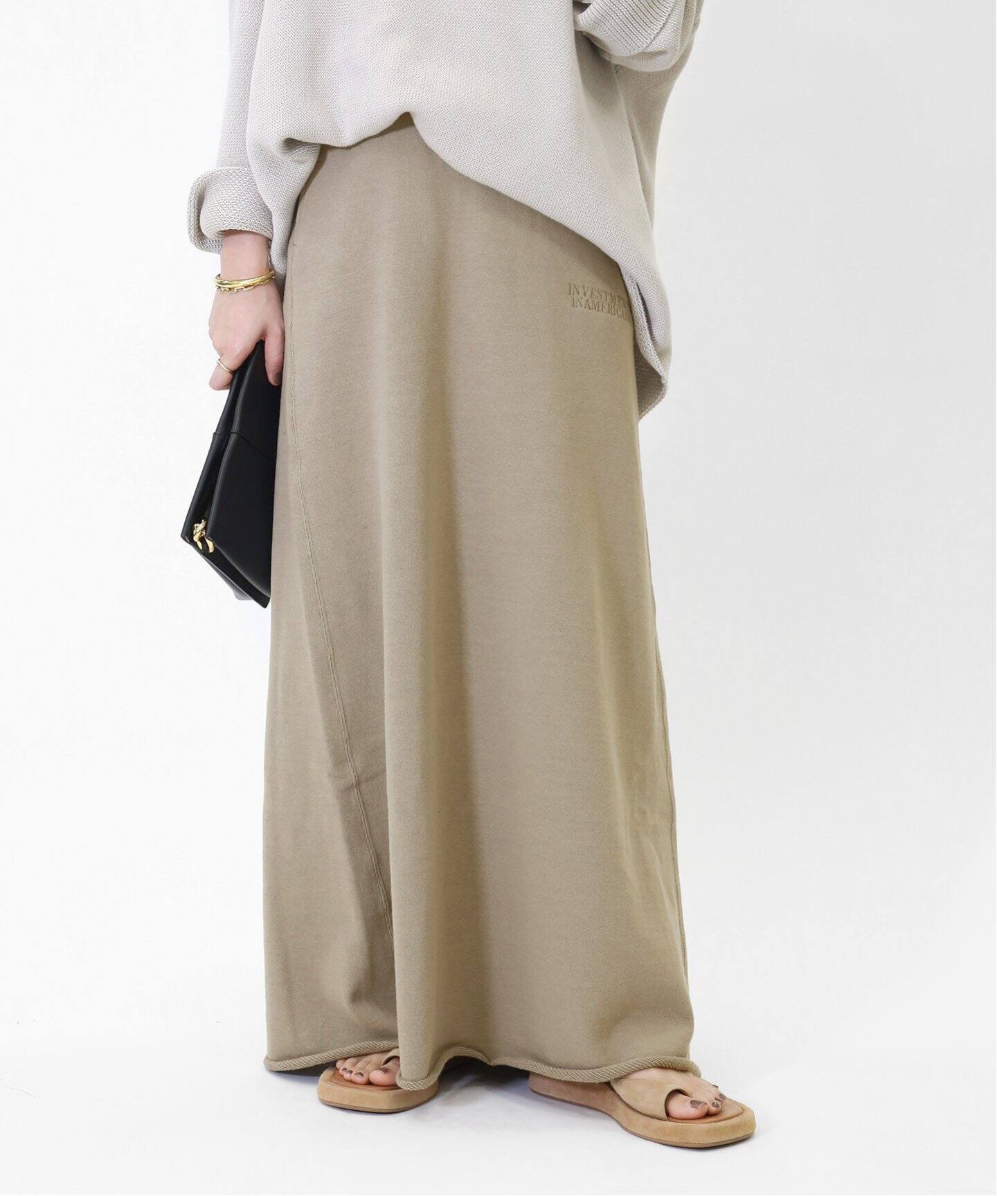 AMERICANA/アメリカーナ】LONG スカート（ロング・マキシ丈スカート  