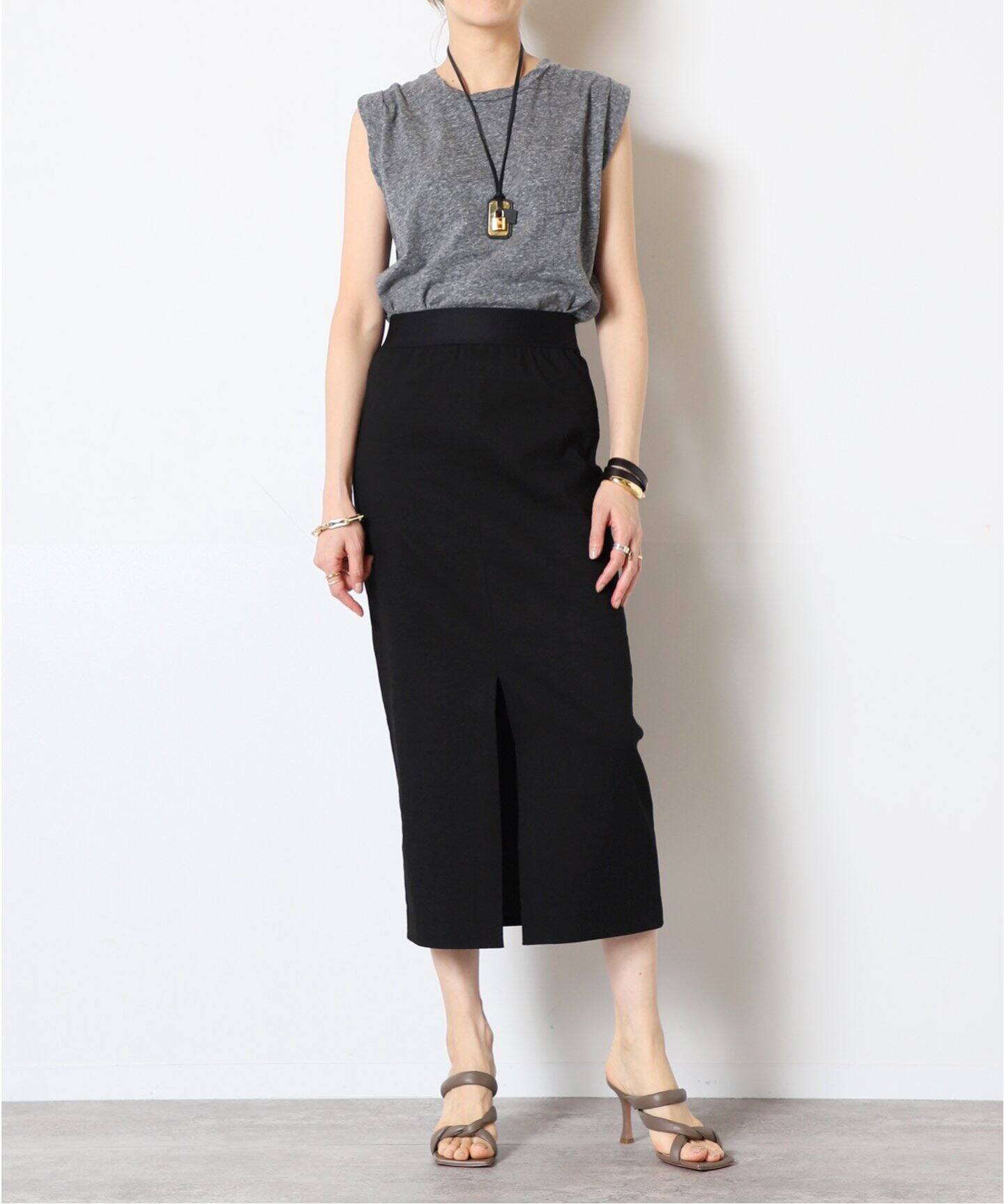 Deuxieme Classe *stretch twill タイトスカート 
