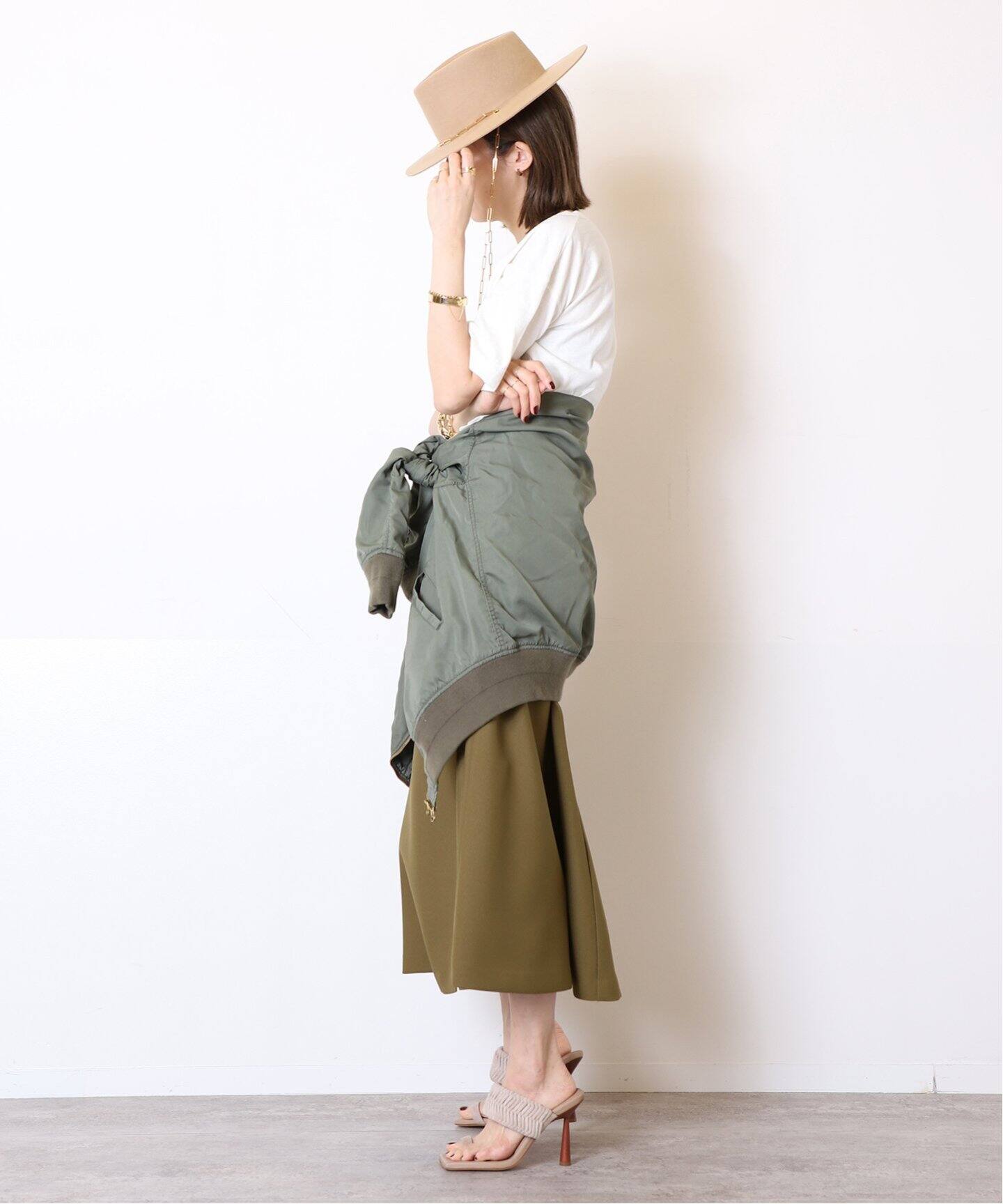 PEEP スカート（ロング・マキシ丈スカート）｜MUSE de Deuxieme Classe  