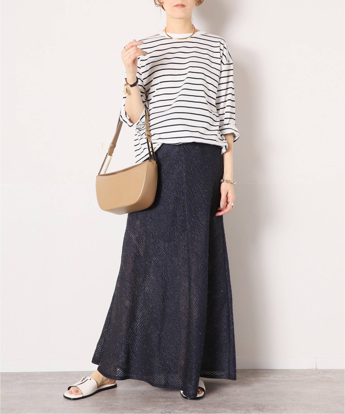 gleam スカート（ロング・マキシ丈スカート）｜MUSE de Deuxieme  