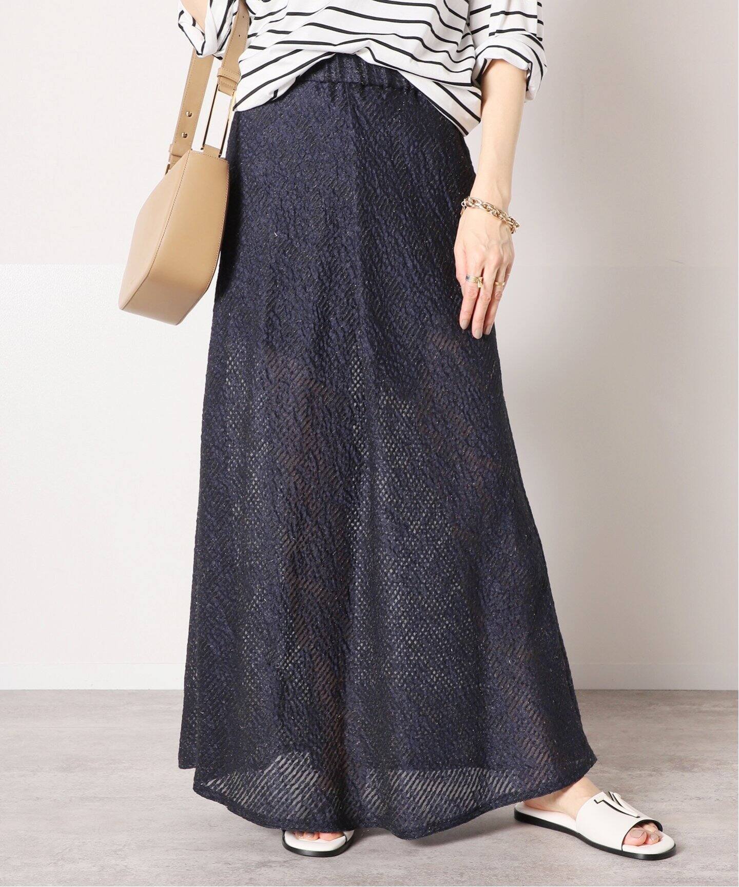 gleam スカート（ロング・マキシ丈スカート）｜MUSE de Deuxieme  