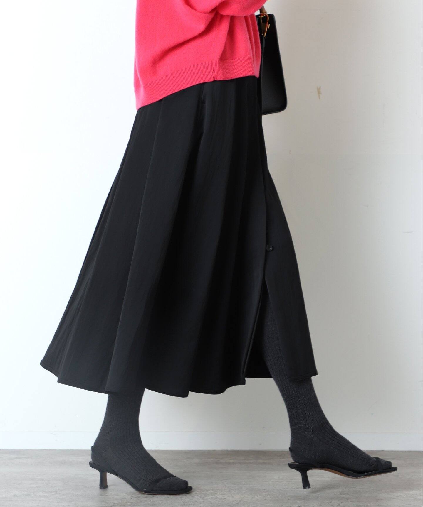 サテンボリュームスカート（その他スカート）｜MUSE de Deuxieme  