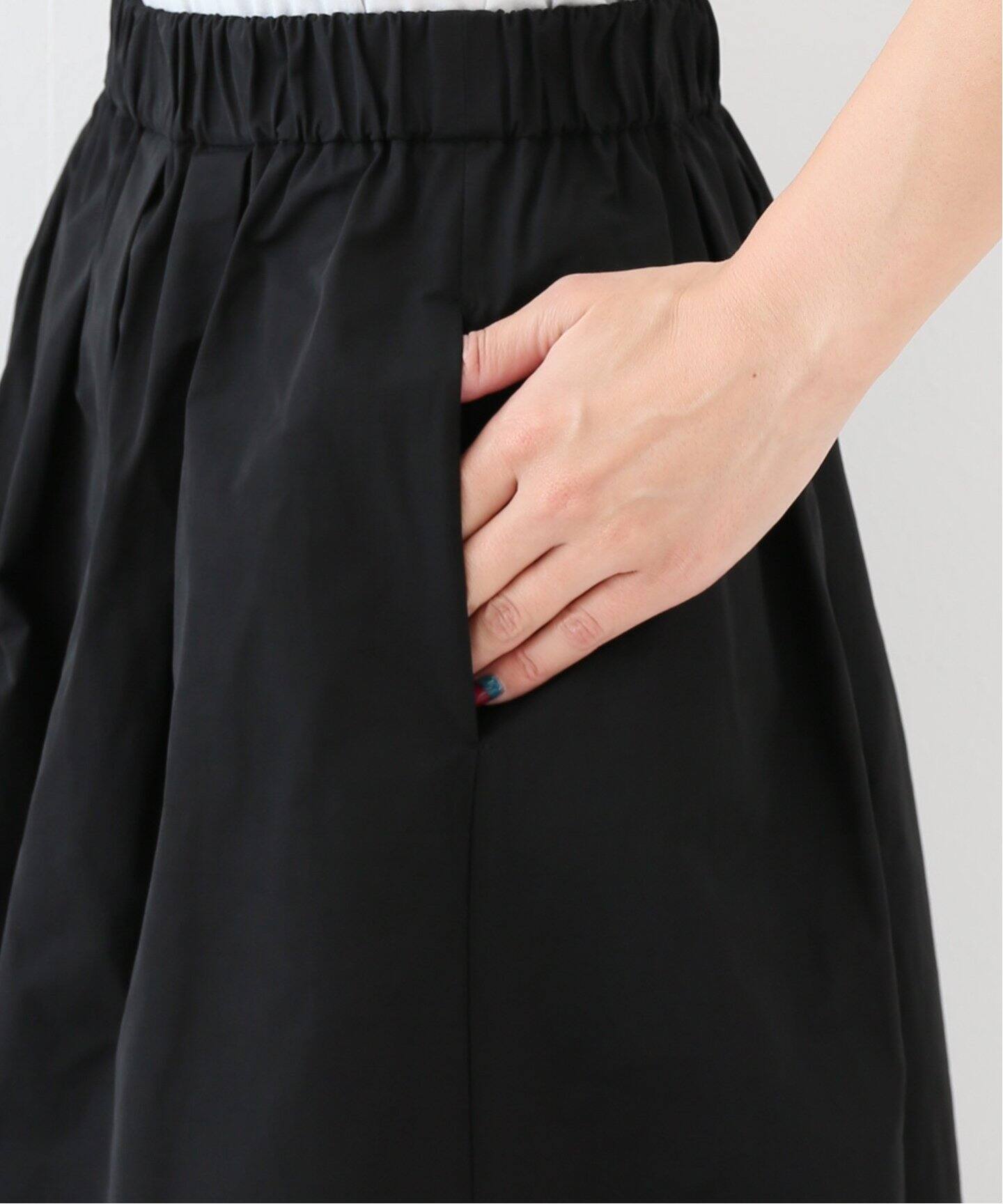 Grosgrain Volume Skirt（ロング・マキシ丈スカート）｜L 