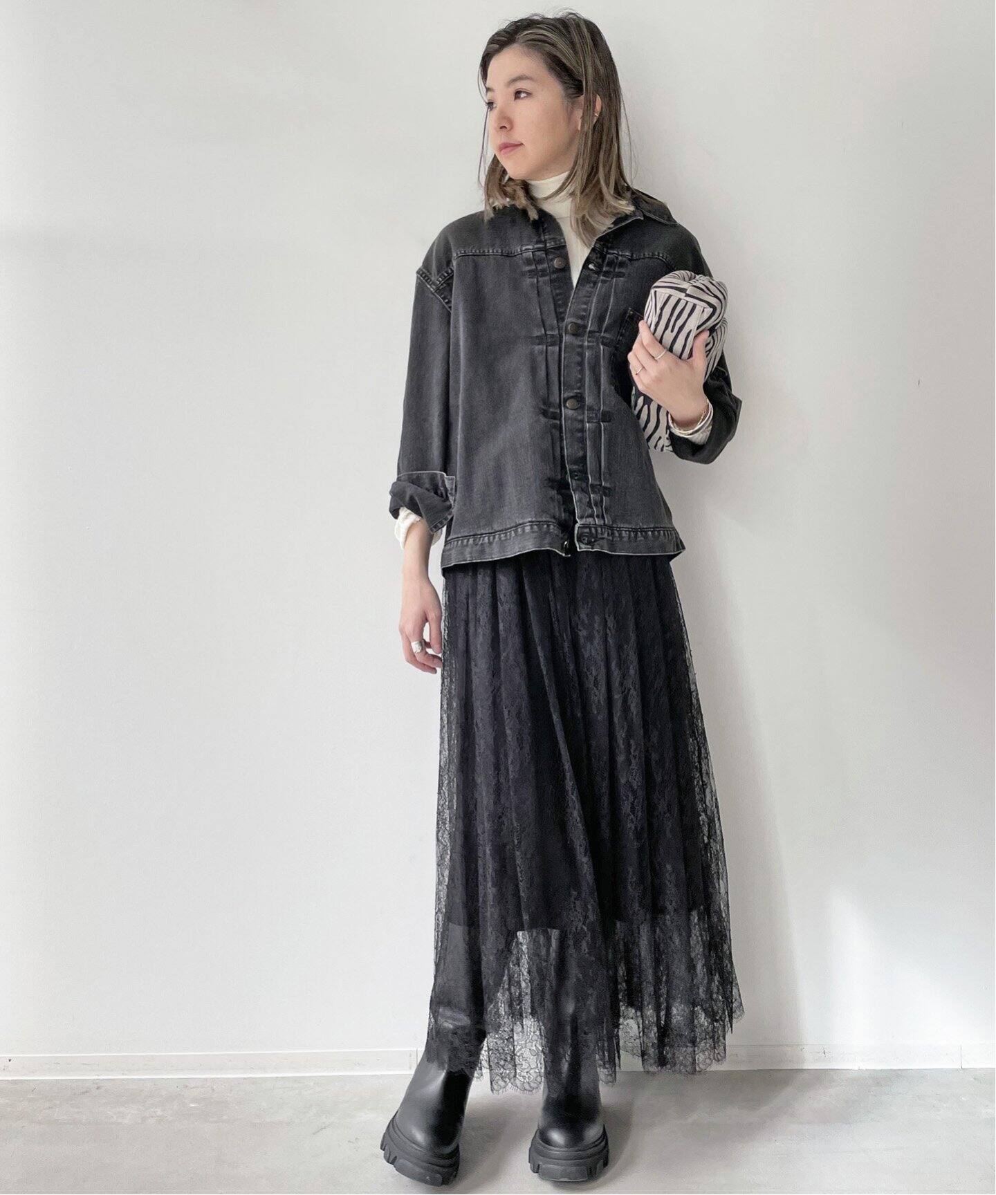 Lace Skirt（ロング・マキシ丈スカート）｜L 