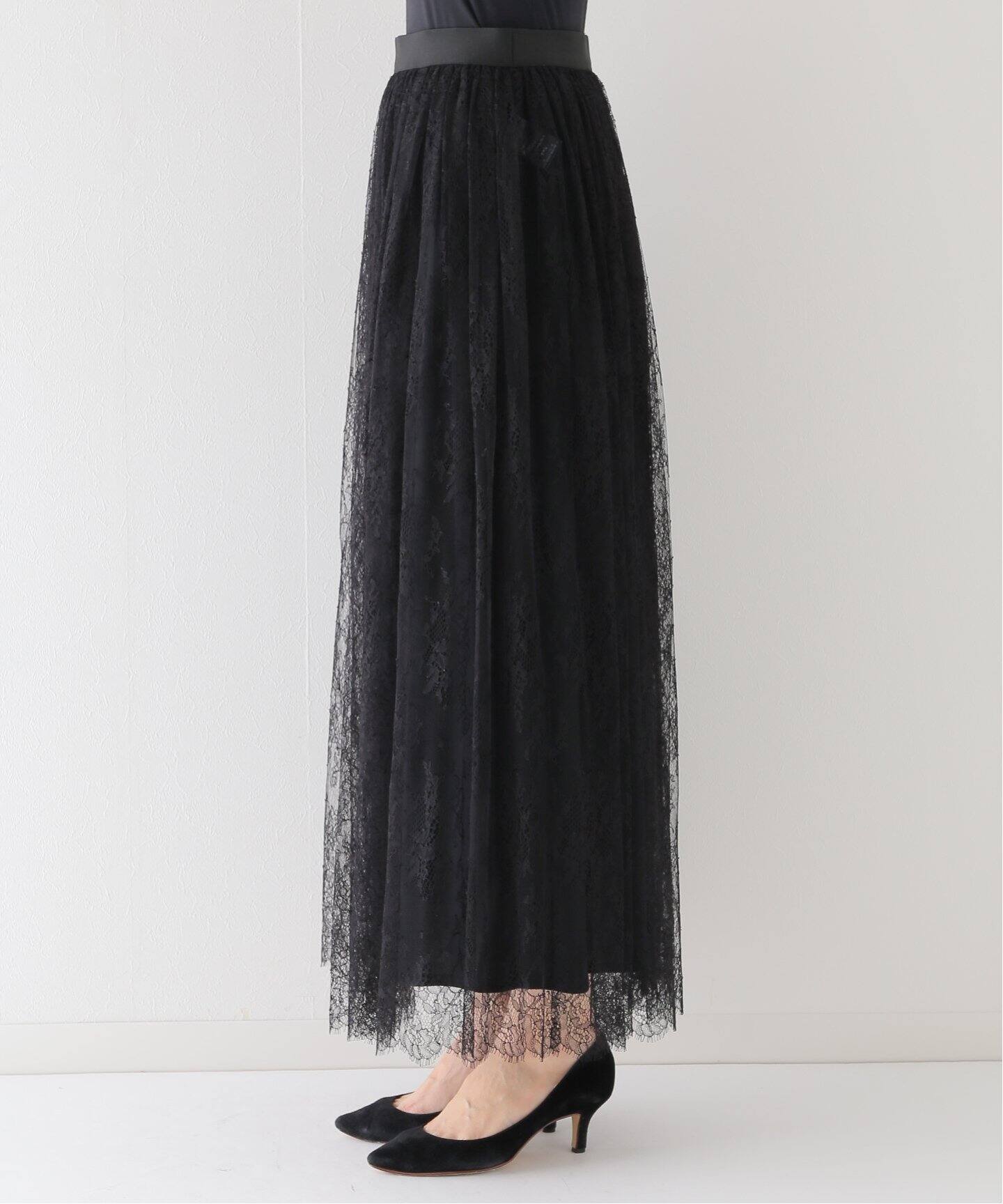 Lace Skirt（ロング・マキシ丈スカート）｜L 