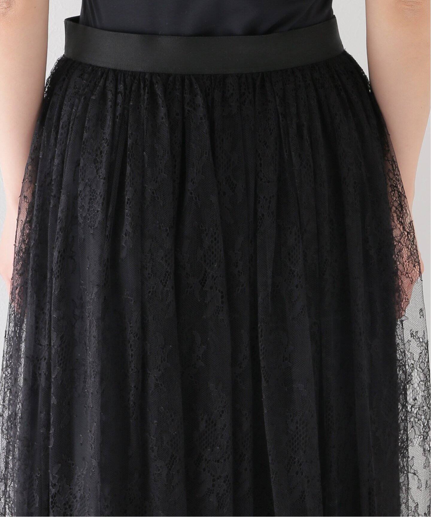 Lace Skirt（ロング・マキシ丈スカート）｜L 