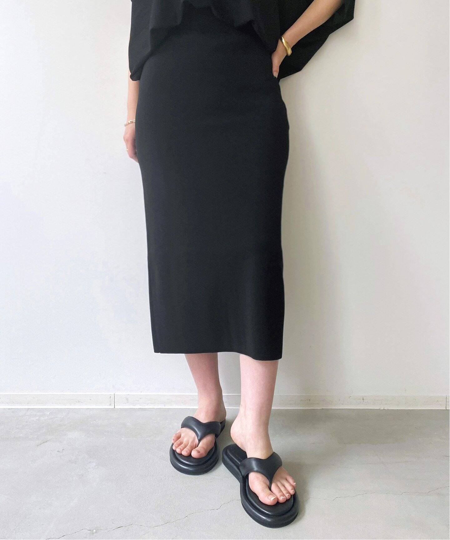 Knit Tight Skirt（ロング・マキシ丈スカート）｜L