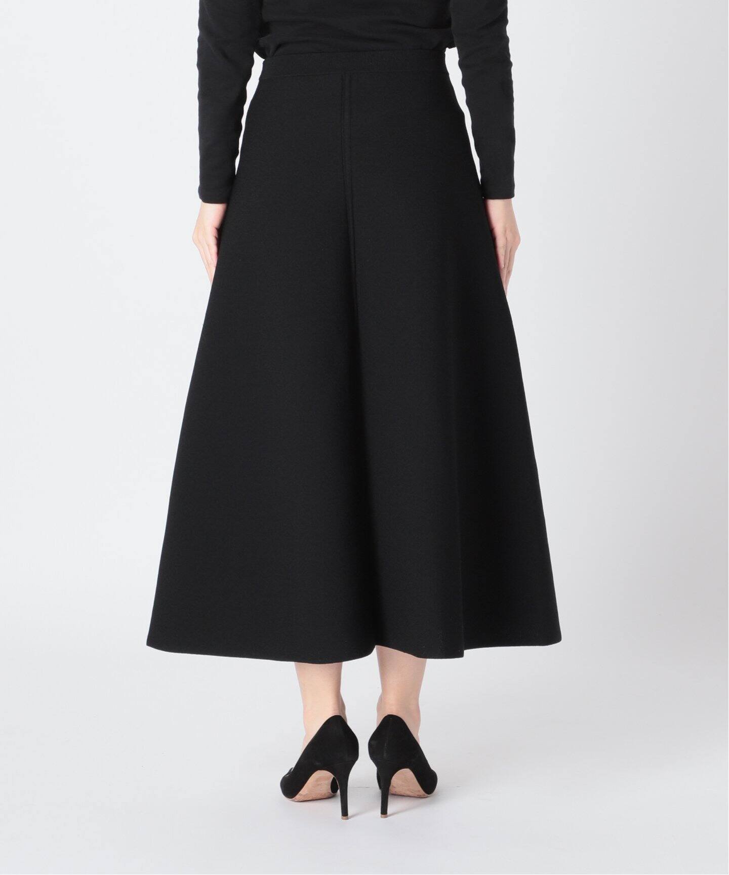 Knit Flare Skirt（ロング・マキシ丈スカート）｜L 