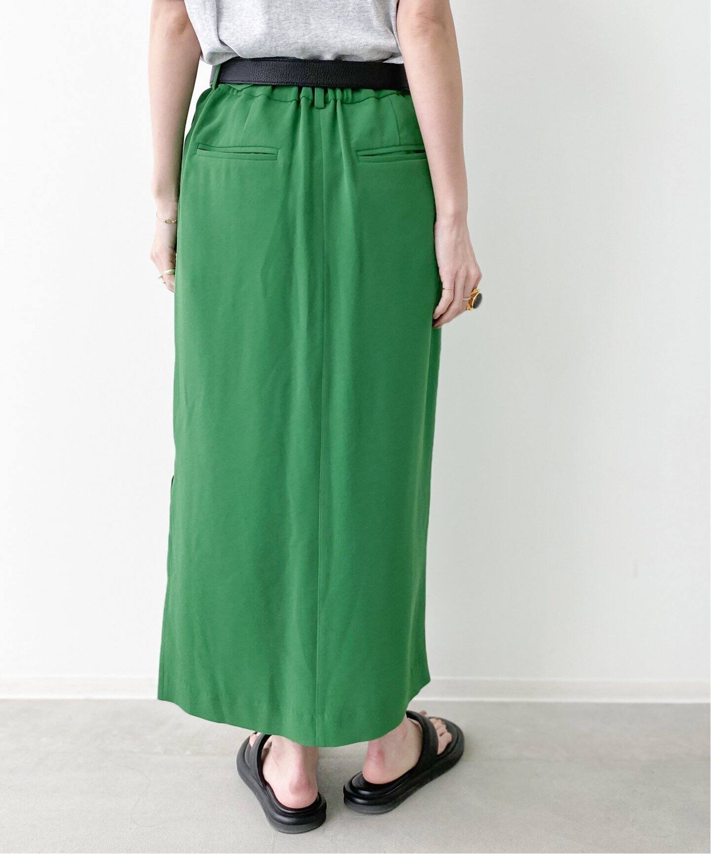 GOOD GRIEF/グッドグリーフ】 I LINE SKIRT（ロング・マキシ丈スカート  