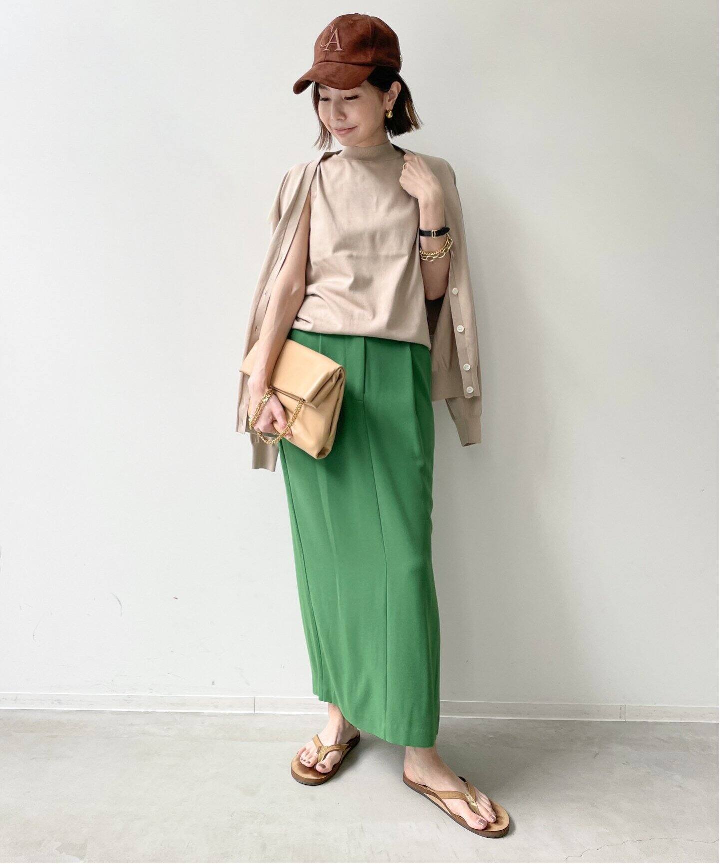 GOOD GRIEF/グッドグリーフ】 I LINE SKIRT（ロング・マキシ丈スカート  