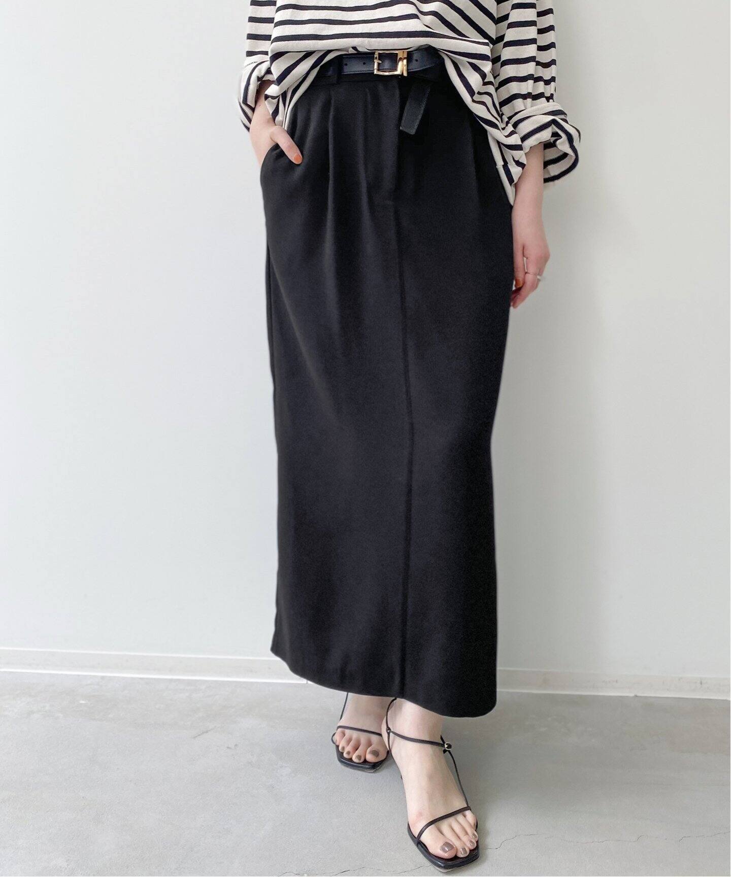 GOOD GRIEF/グッドグリーフ】 I LINE SKIRT（ロング・マキシ丈スカート  