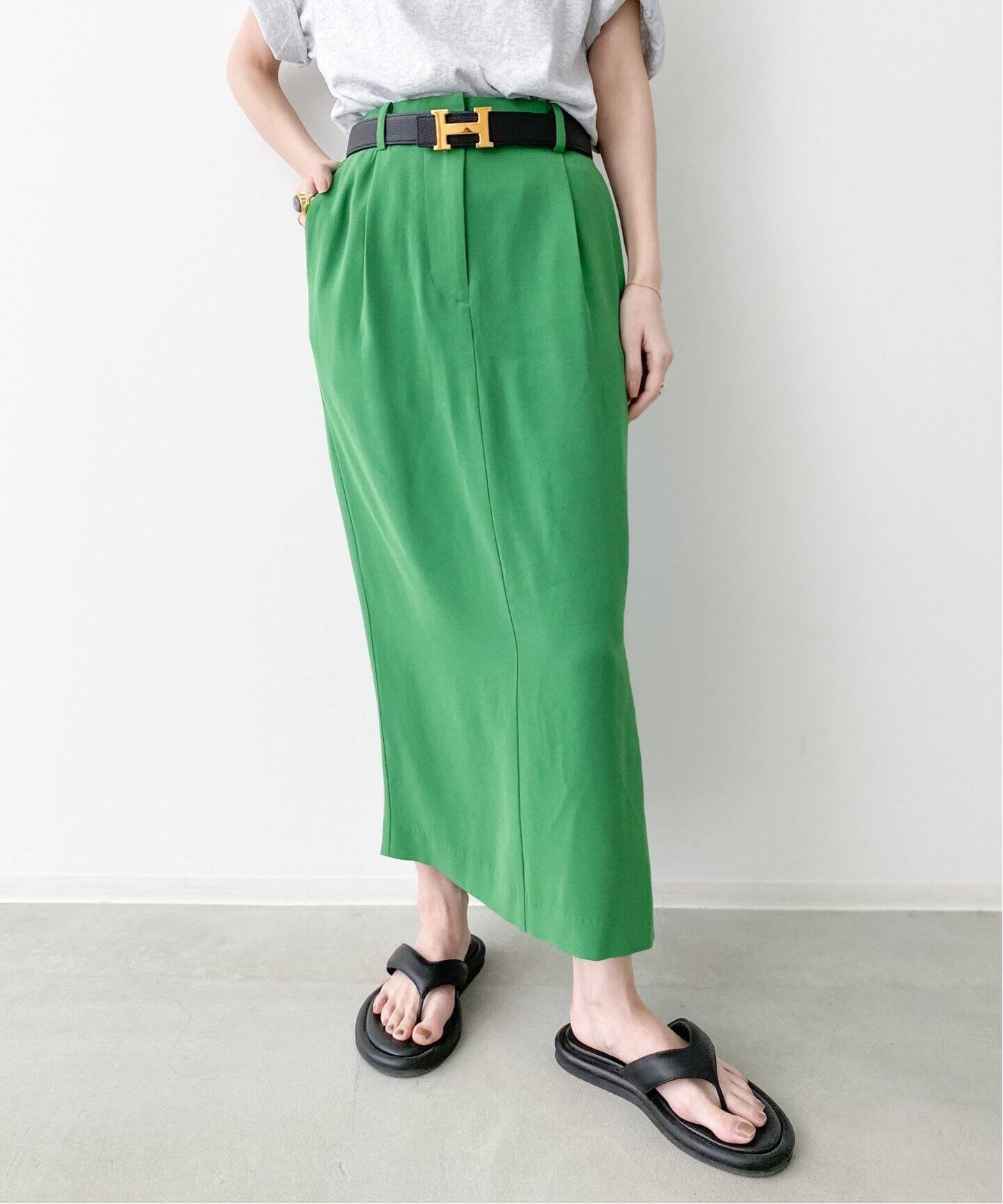 GOOD GRIEF/グッドグリーフ】 I LINE SKIRT（ロング・マキシ丈  