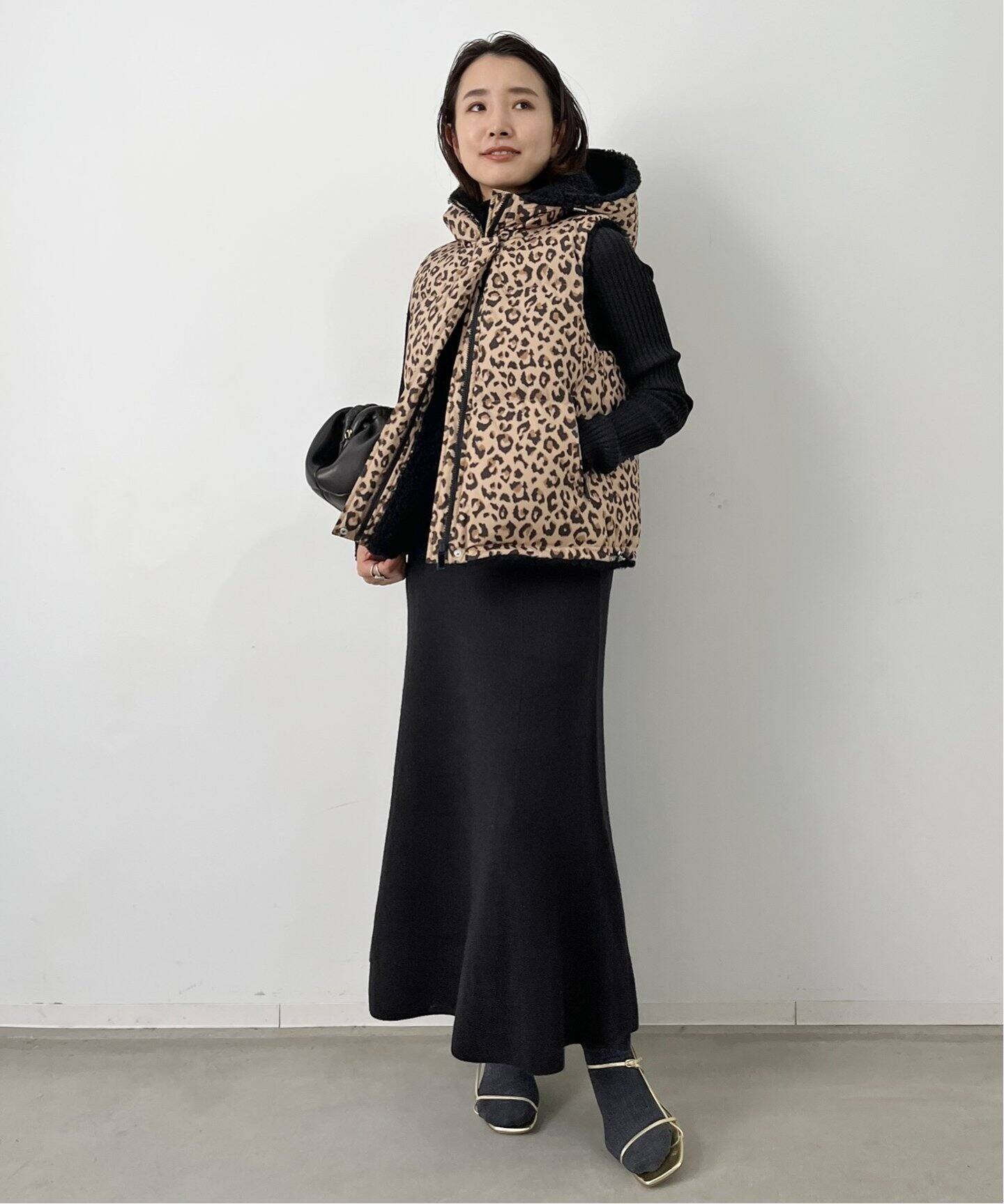 Knit Flare Skirt（ロング・マキシ丈スカート）｜L 