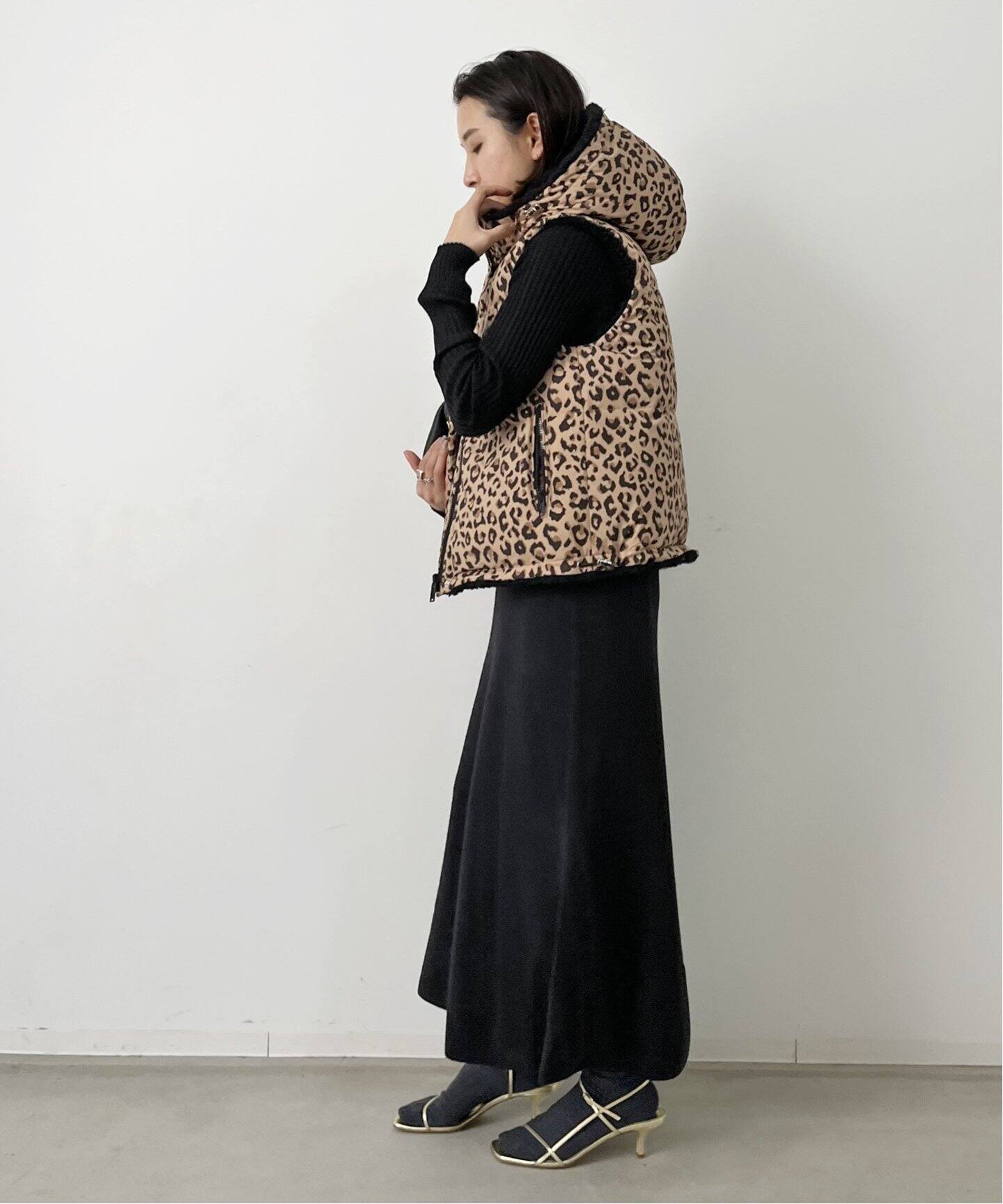 Knit Flare Skirt（ロング・マキシ丈スカート）｜L