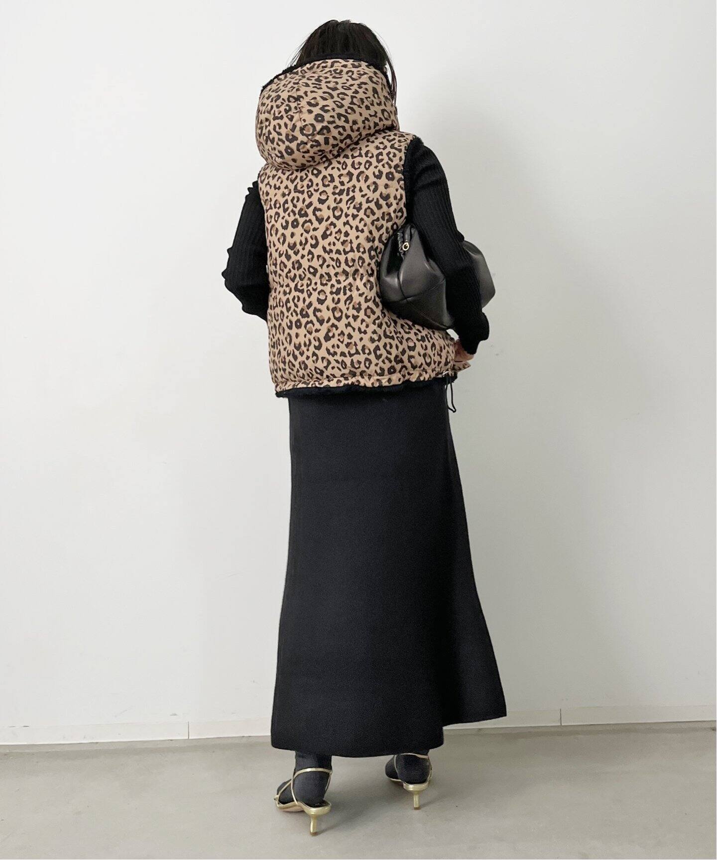 Knit Flare Skirt（ロング・マキシ丈スカート）｜L 