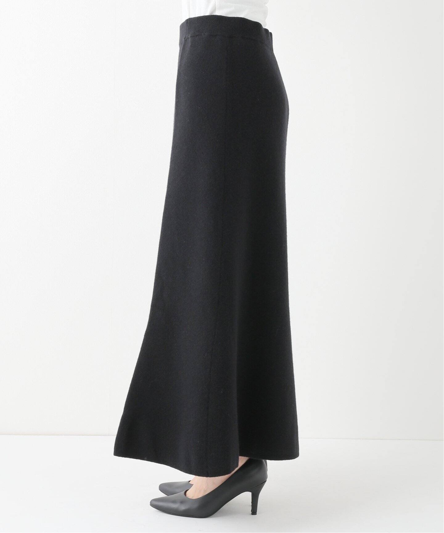 Knit Flare Skirt（ロング・マキシ丈スカート）｜L 