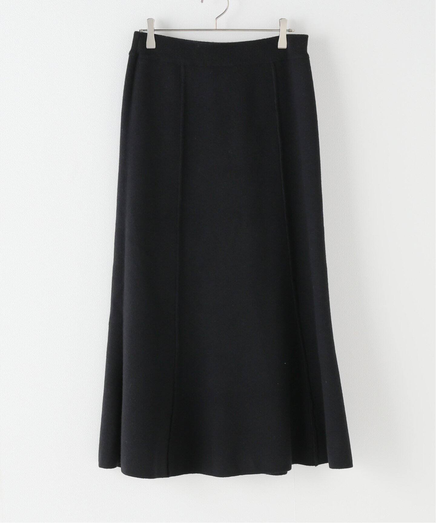 Knit Flare Skirt（ロング・マキシ丈スカート）｜L 
