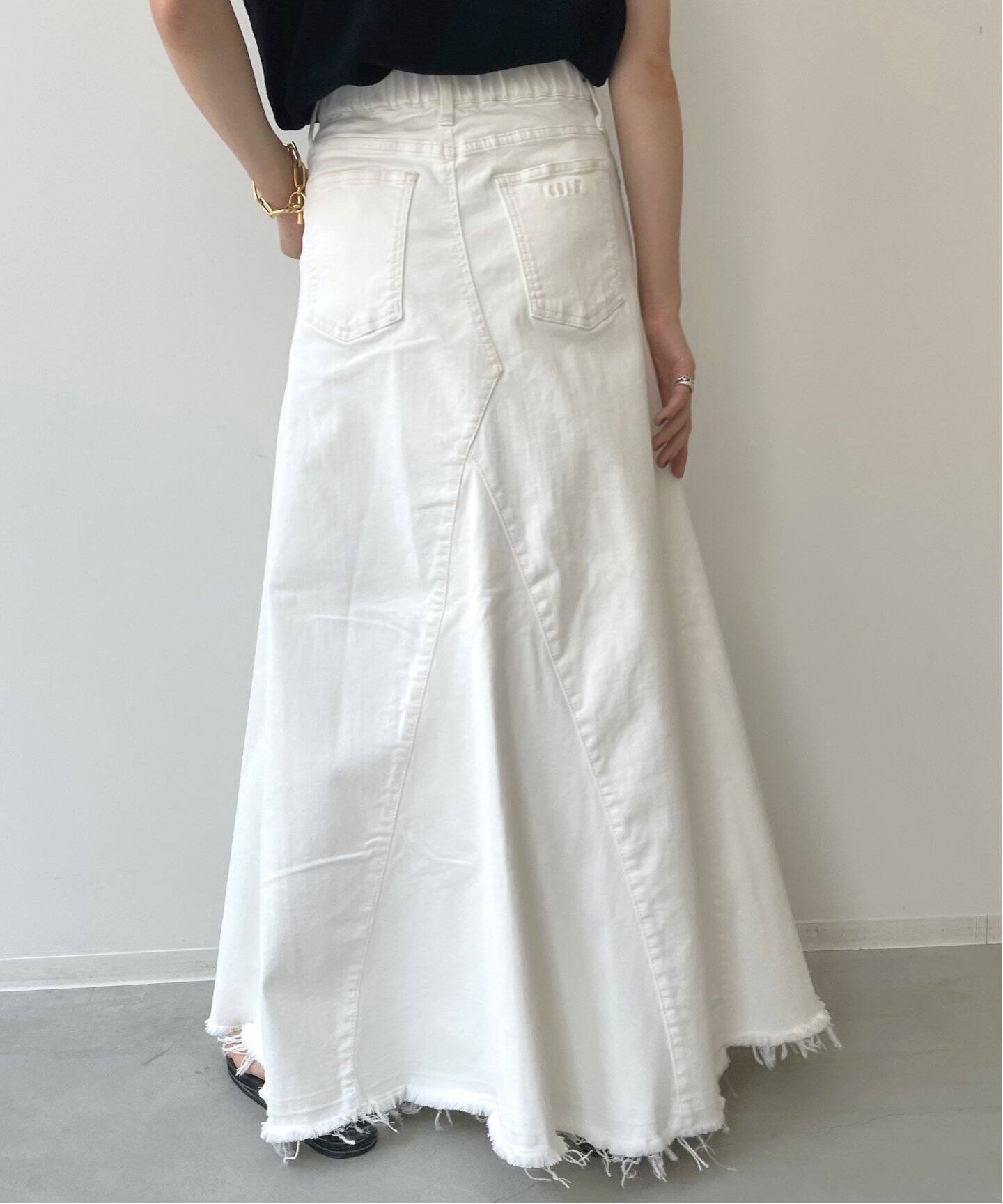 GOOD GRIEF!/グッドグリーフ】DENIM VOLUME FLARE SKIRT（ロング  