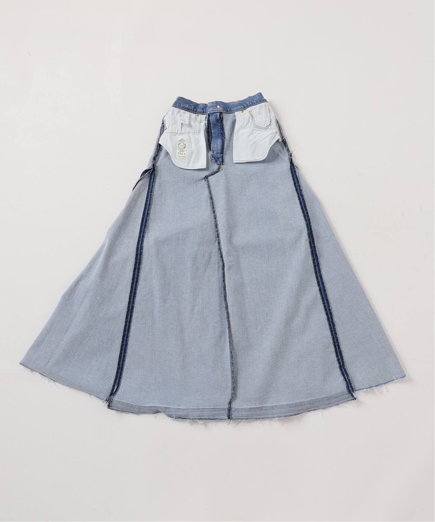 GOOD GRIEF!/グッドグリーフ】DENIM VOLUME FLARE SKIRT（ロング  