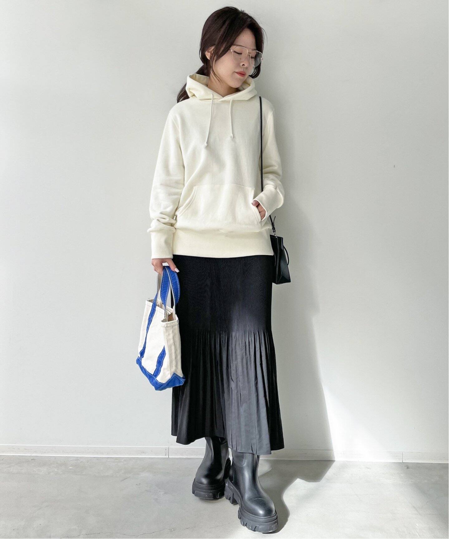 KALLMEYER/カルメイヤー】Pleats Skirt（ロング・マキシ丈スカート  