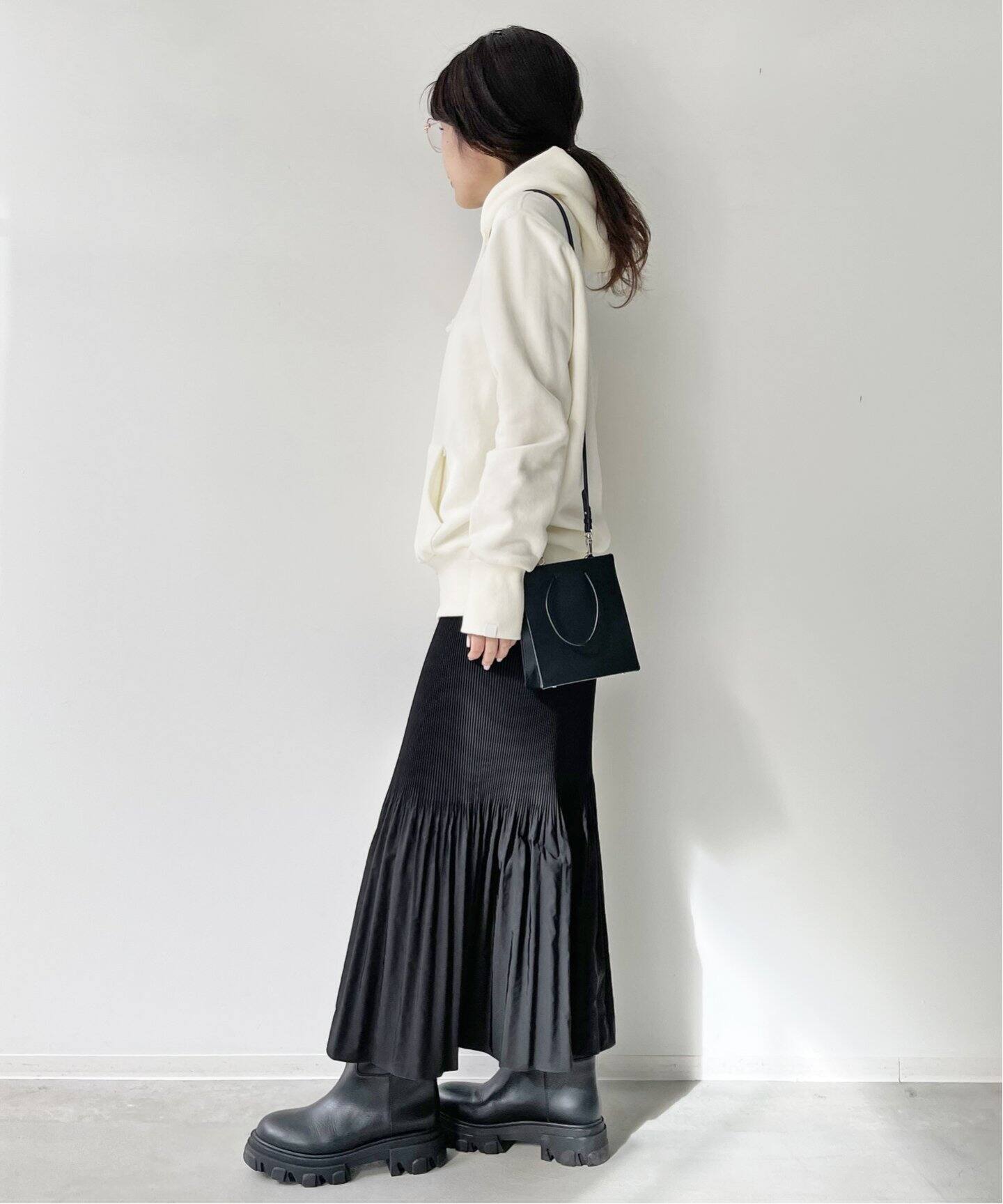 KALLMEYER/カルメイヤー】Pleats Skirt（ロング・マキシ丈スカート  