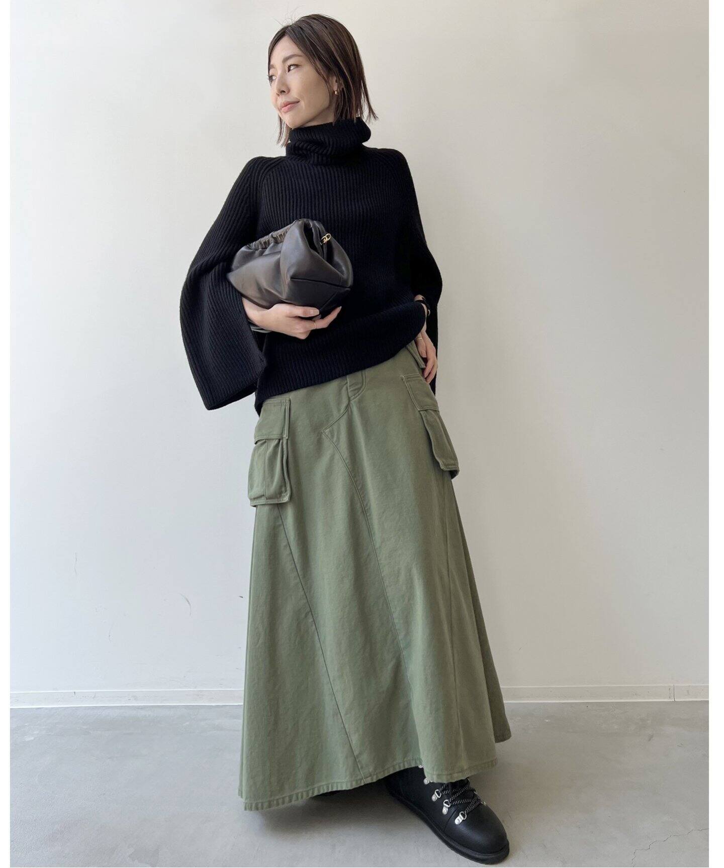 MADISONBLUE/マディソンブルー】CARGO LONG SKIRT REMAKE LBS（ロング  